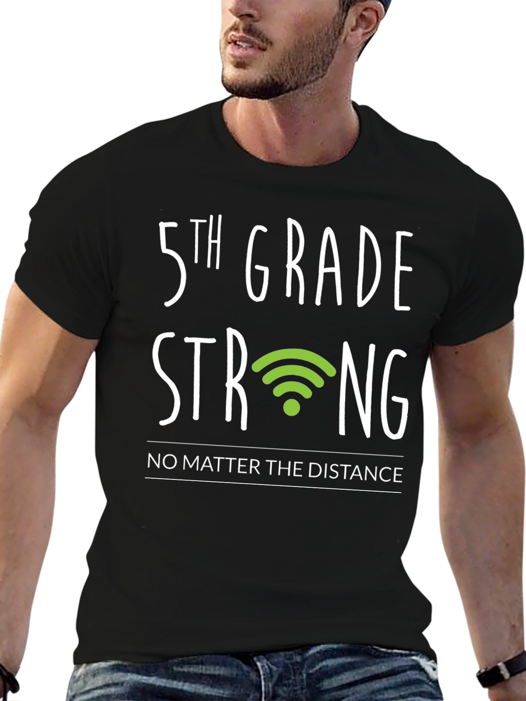 5th Grade Strong T-Shirt - Distance Learning Support