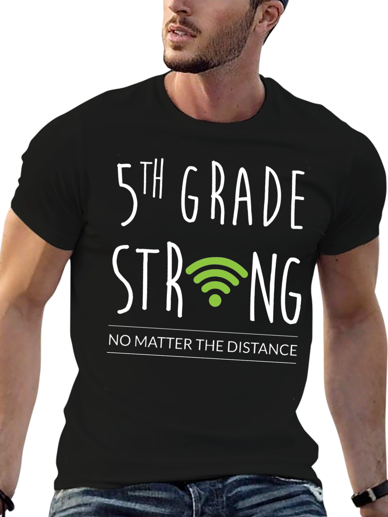 5th Grade Strong T-Shirt - Distance Learning Support