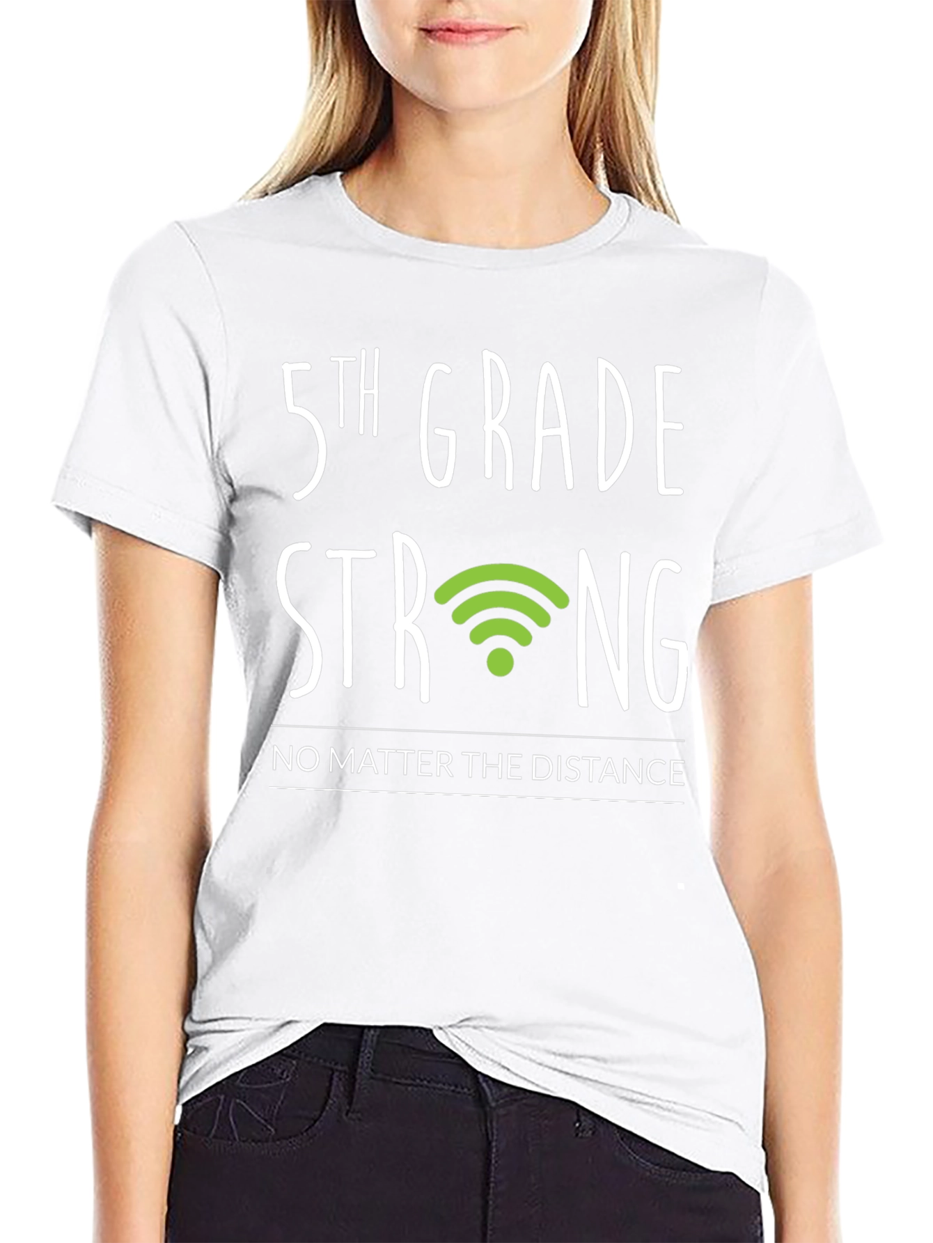 5th Grade Strong T-Shirt - Distance Learning Support