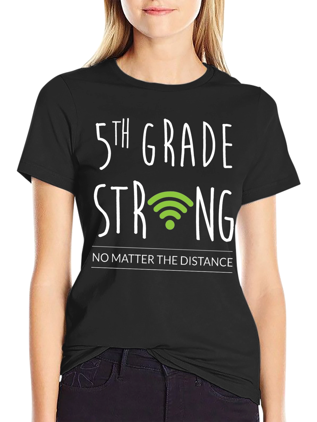 5th Grade Strong T-Shirt - Distance Learning Support