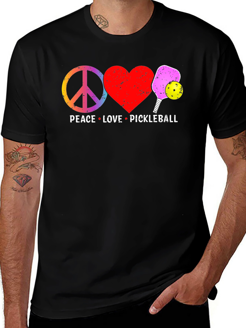 Peace Love Pickleball T-Shirt