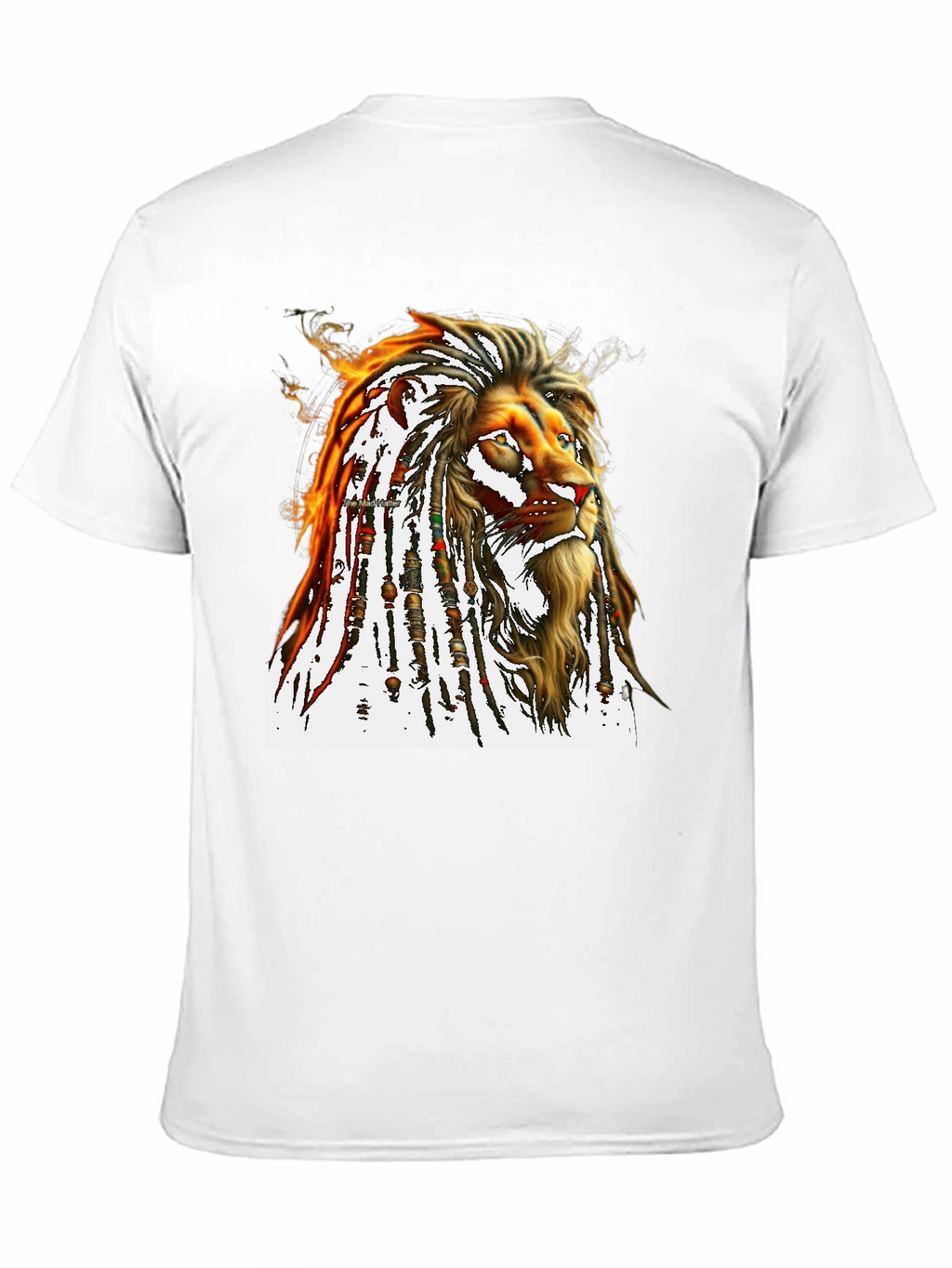 Lion Dreadlocks T-Shirt - Black