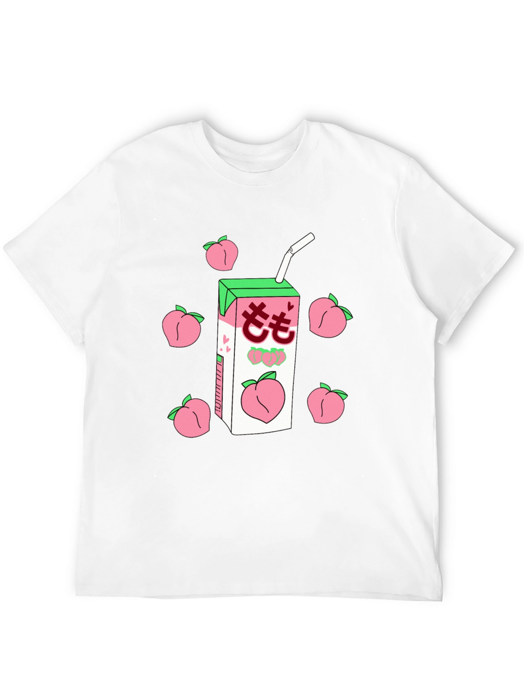 Peach Juice Graphic Tee - Quirky & Fun