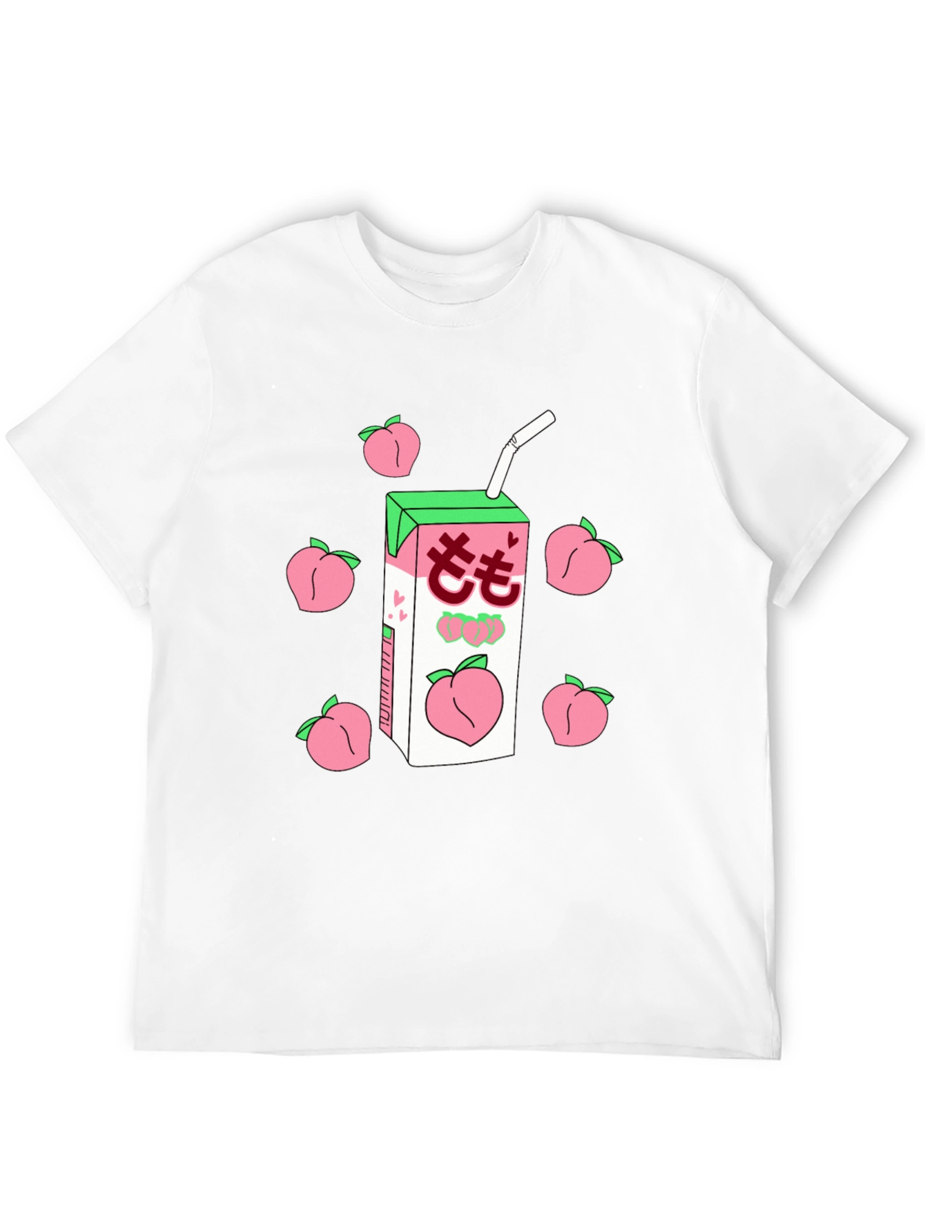 Peach Juice Graphic Tee - Quirky & Fun