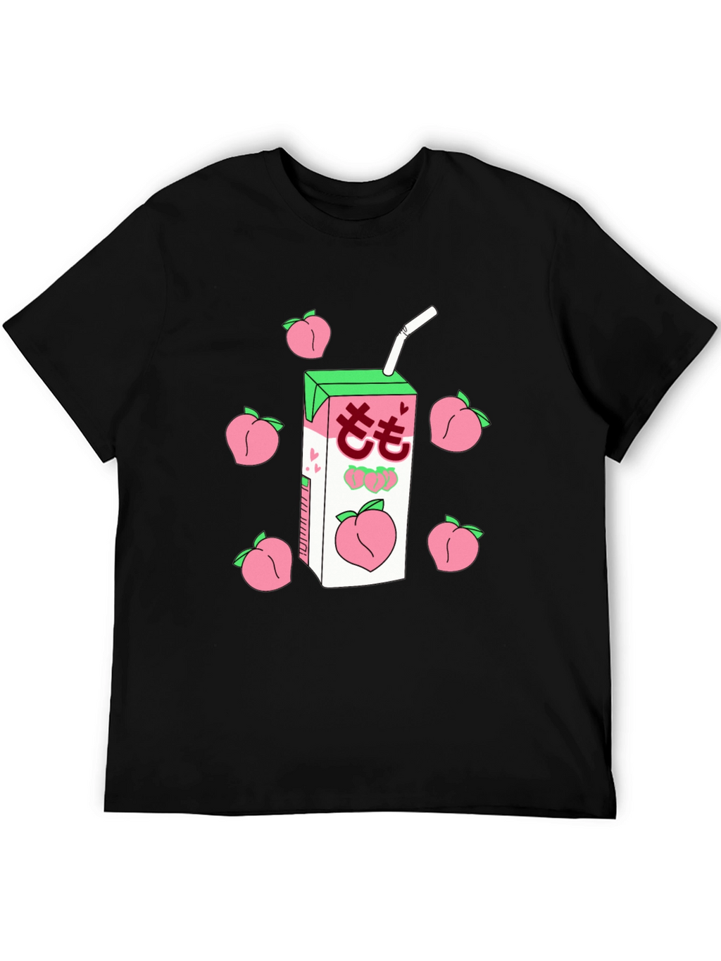 Peach Juice Graphic Tee - Quirky & Fun