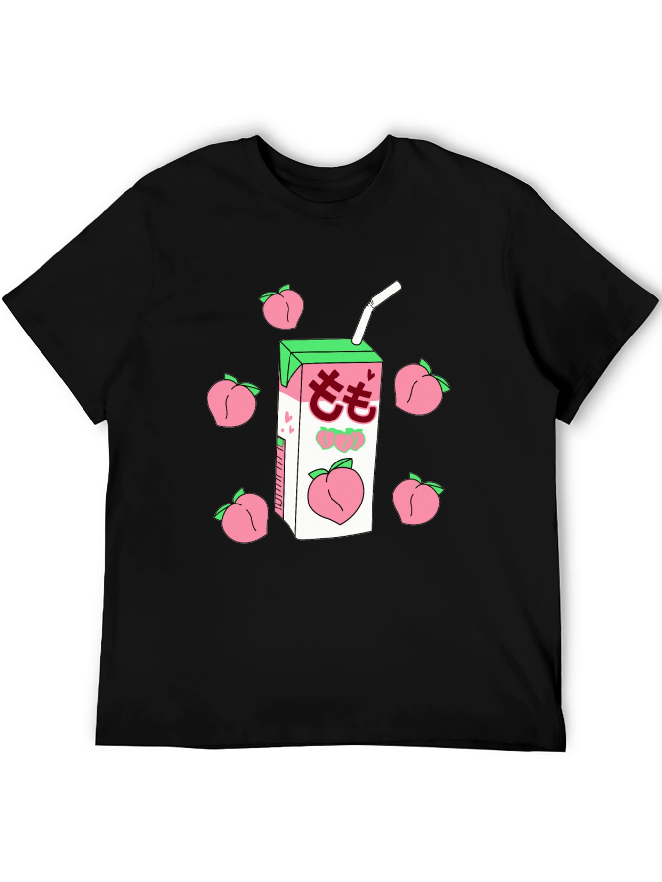 Peach Juice Graphic Tee - Quirky & Fun