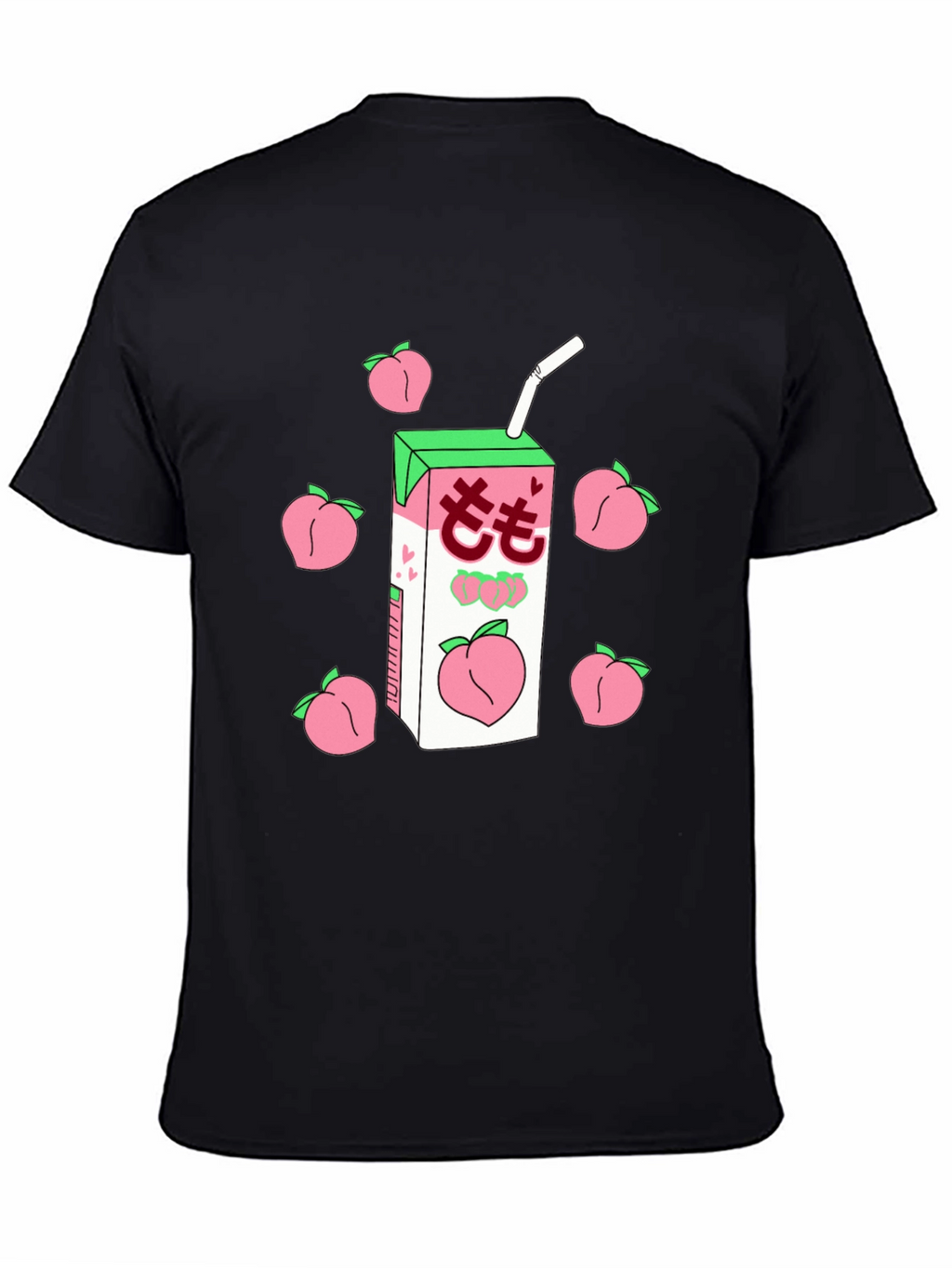 Peach Juice Graphic Tee - Quirky & Fun