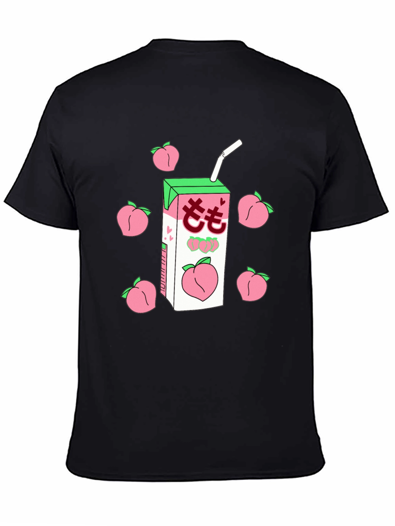 Peach Juice Graphic Tee - Quirky & Fun