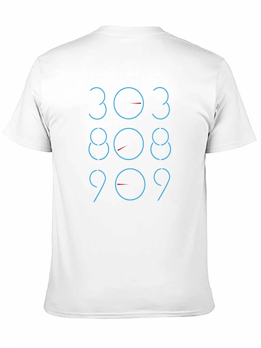 303 808 909 Drum Machine T-Shirt - Black