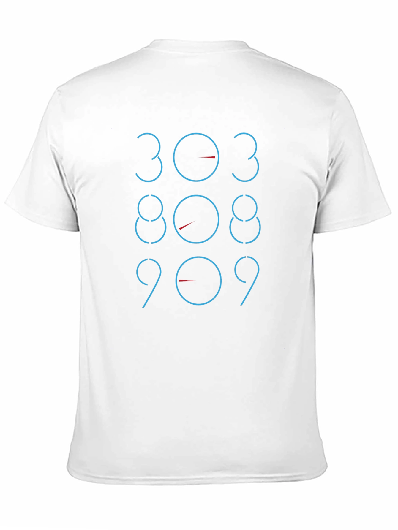 303 808 909 Drum Machine T-Shirt - Black