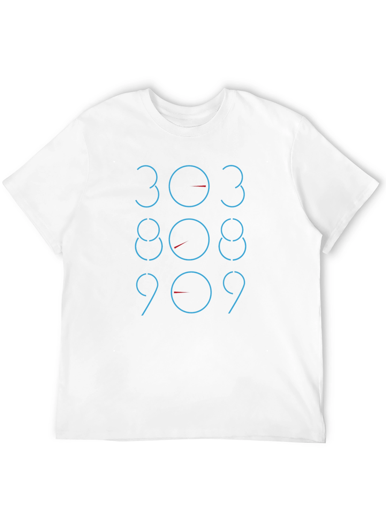 303 808 909 Drum Machine T-Shirt - Black
