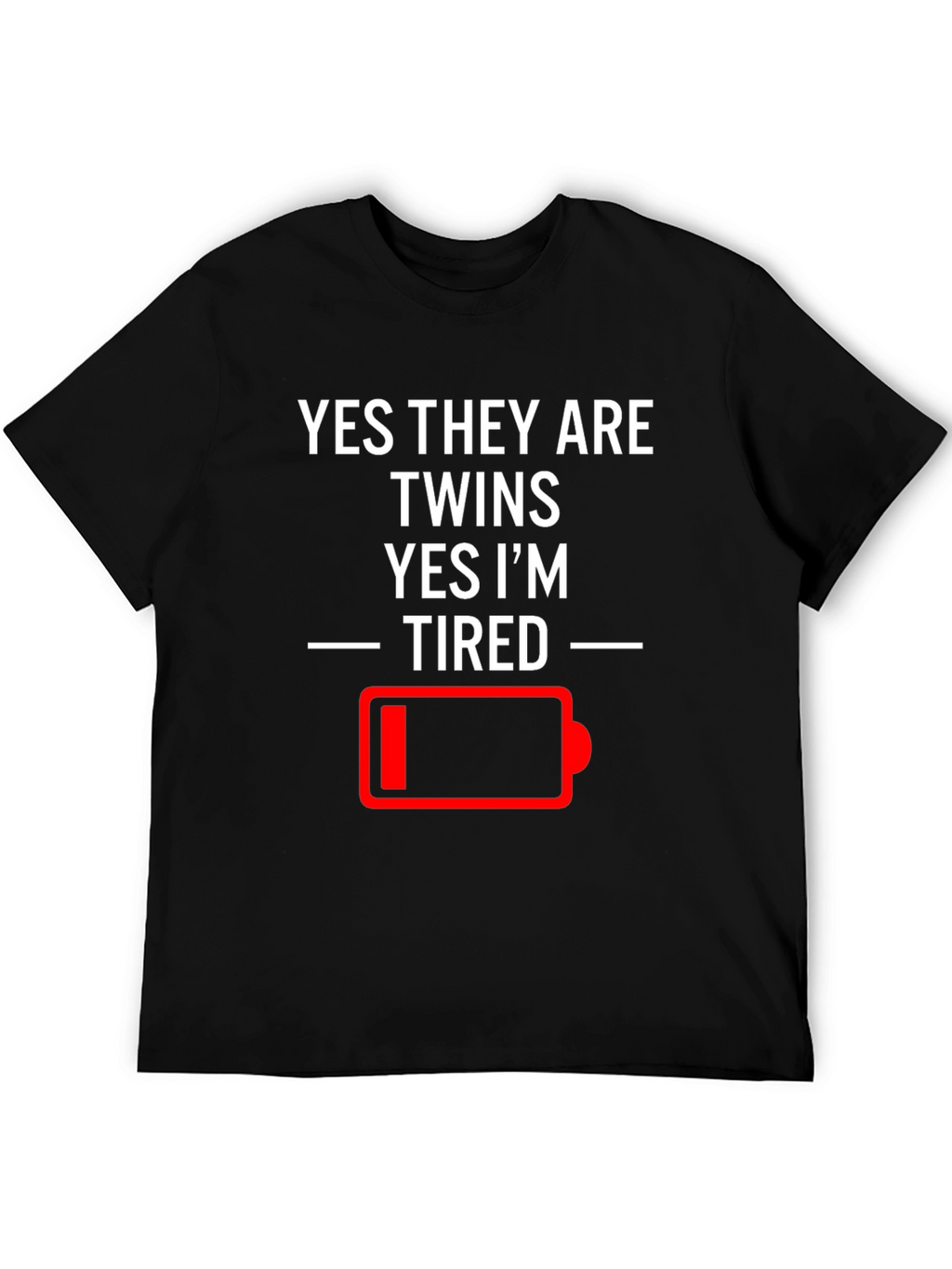 Tired Twins Humor T-Shirt