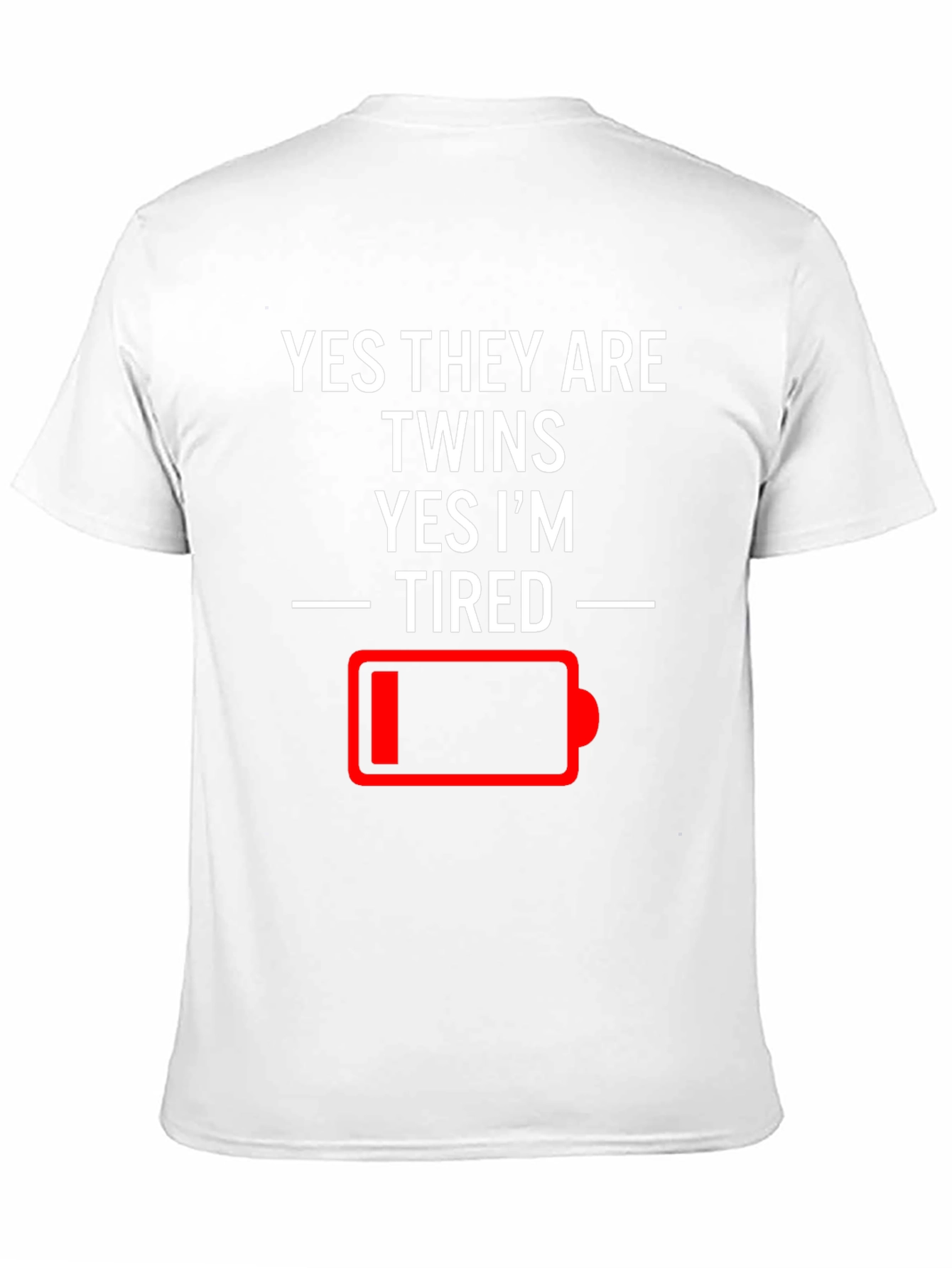 Tired Twins Humor T-Shirt