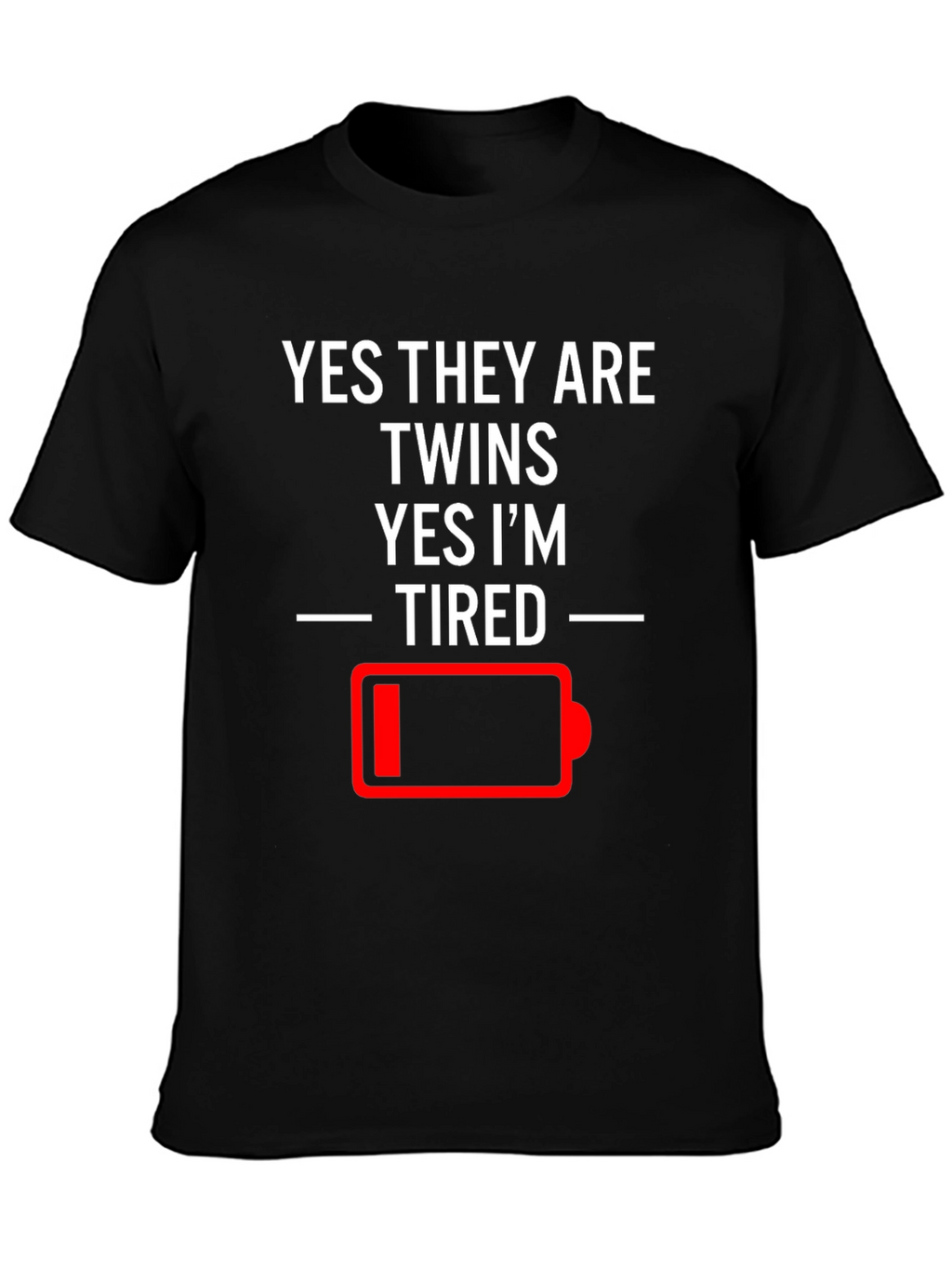 Tired Twins Humor T-Shirt