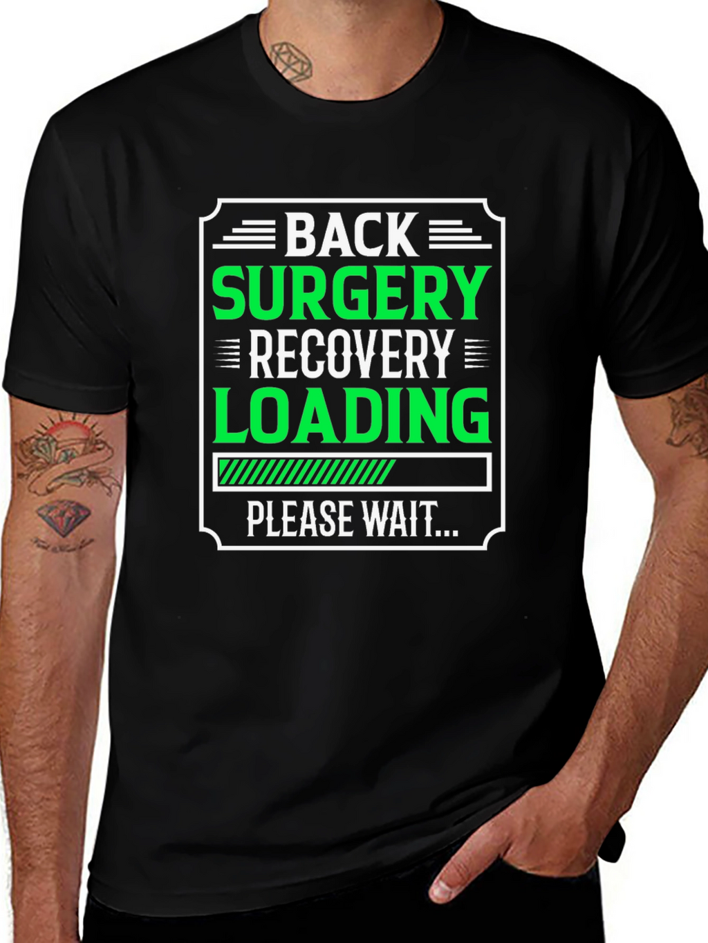 Back Surgery Recovery Loading T-Shirt