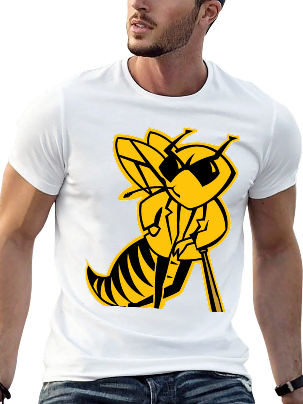 Cool Bee in Suit T-Shirt