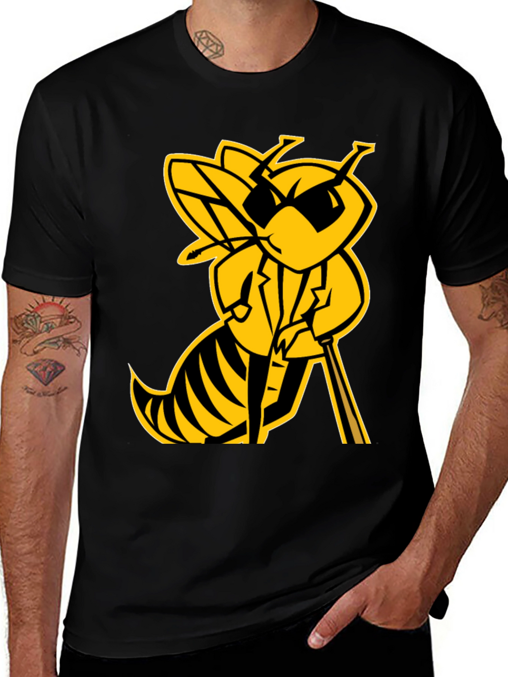 Cool Bee in Suit T-Shirt