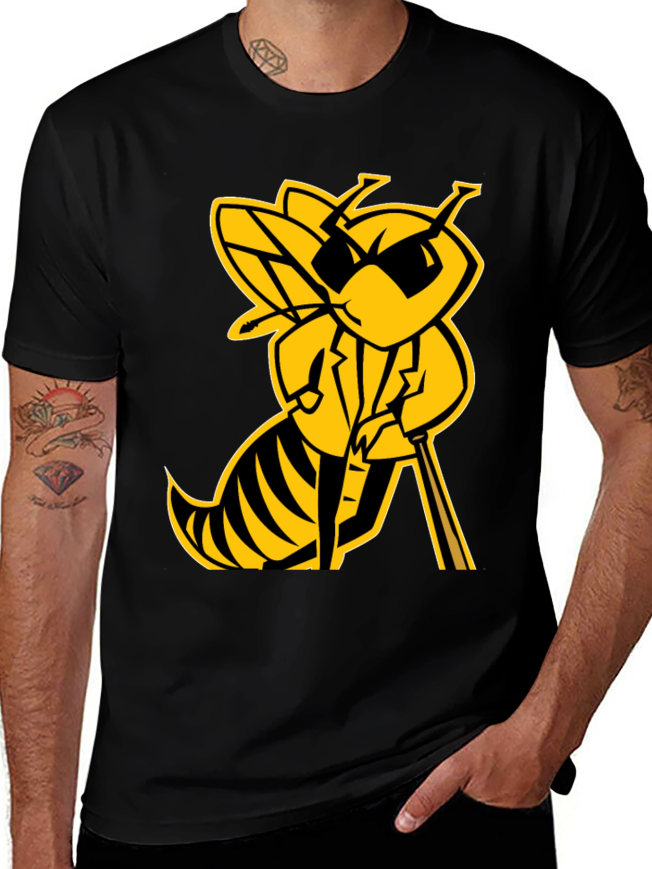Cool Bee in Suit T-Shirt