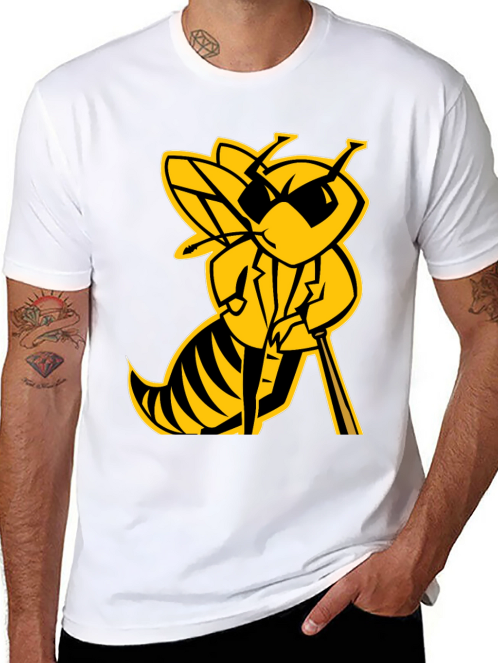 Cool Bee in Suit T-Shirt