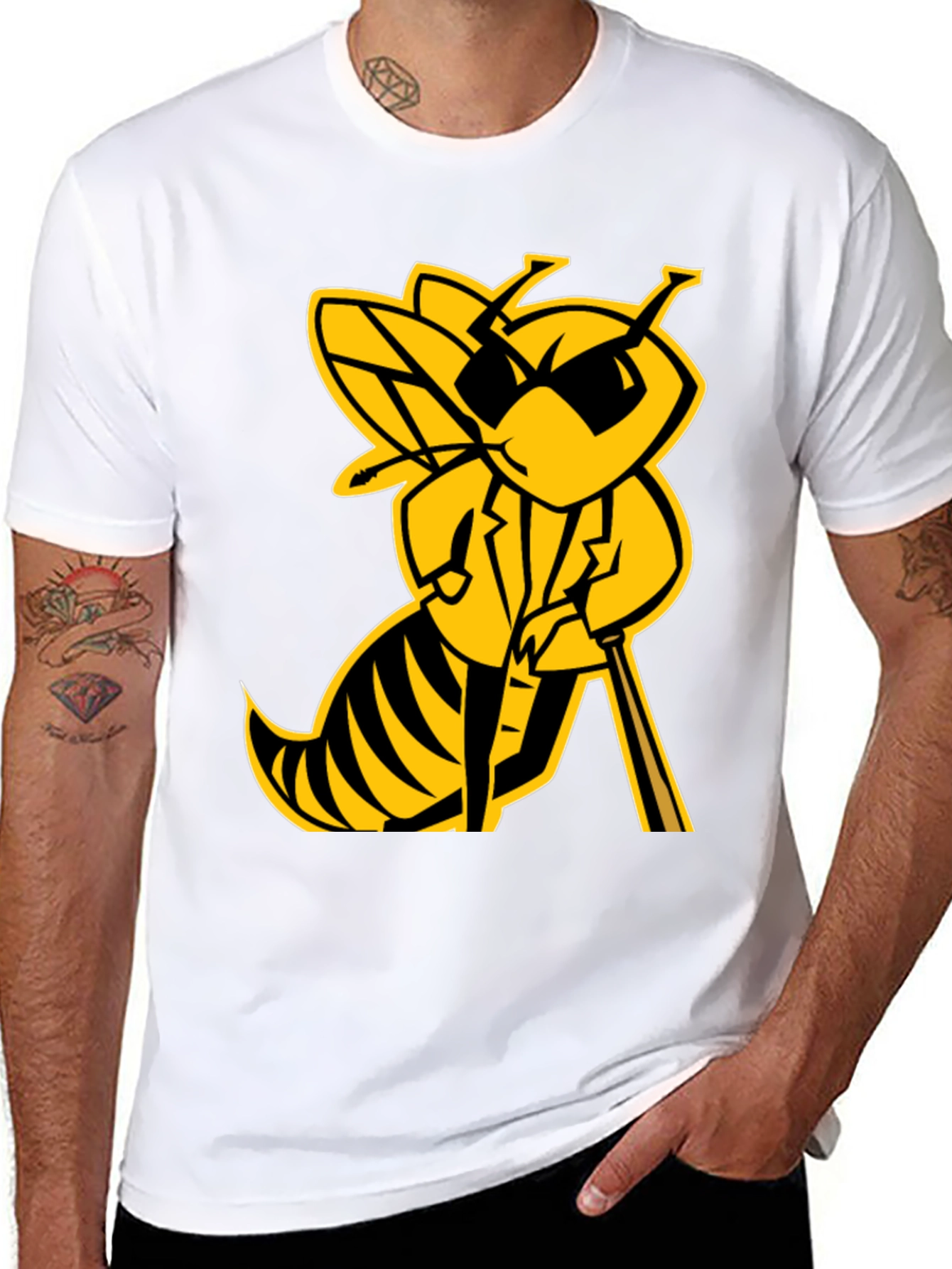 Cool Bee in Suit T-Shirt