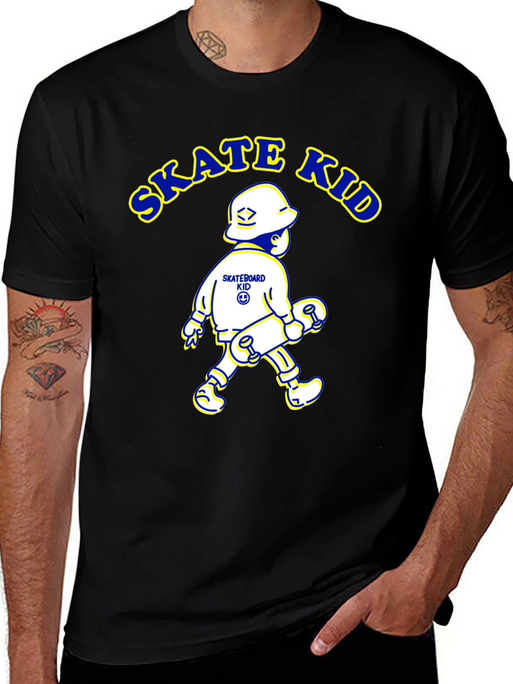 Skate Kid Graphic Tee - Cool & Casual