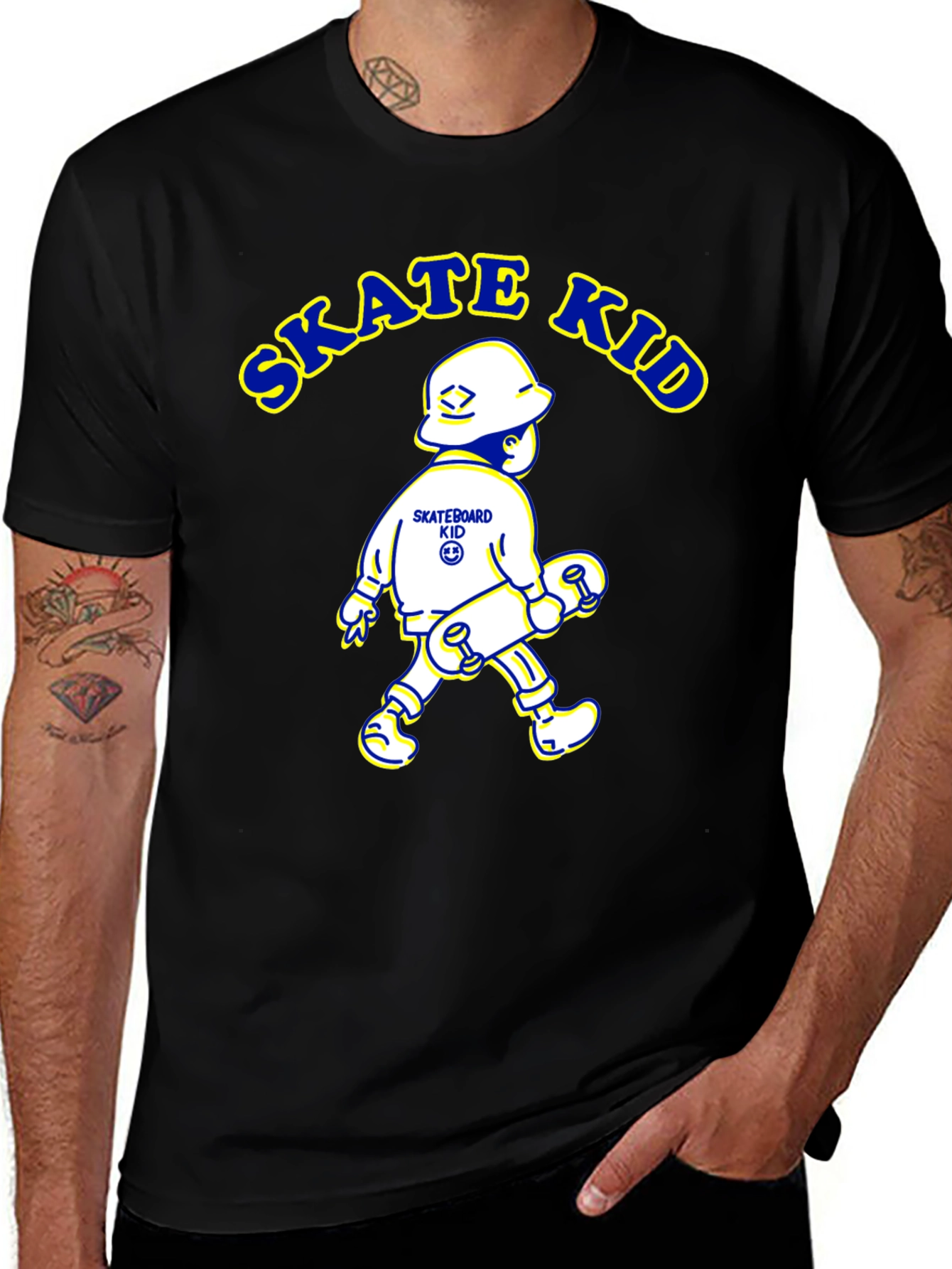 Skate Kid Graphic Tee - Cool & Casual