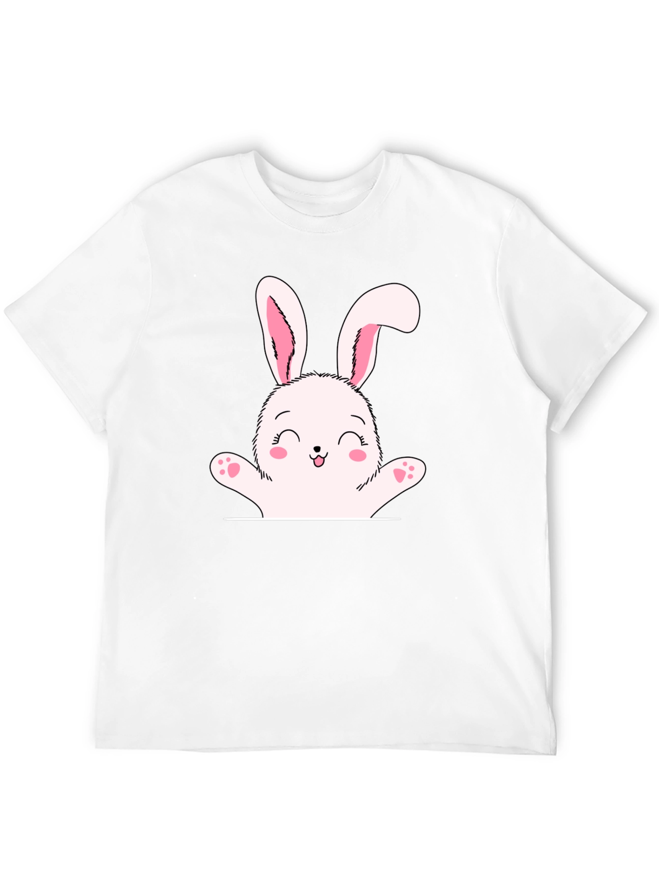 Cute Bunny Graphic Tee - Easter Shirt
