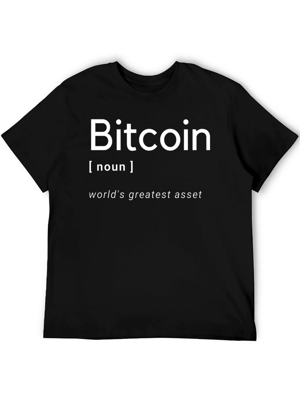 Bitcoin Definition Black T-Shirt