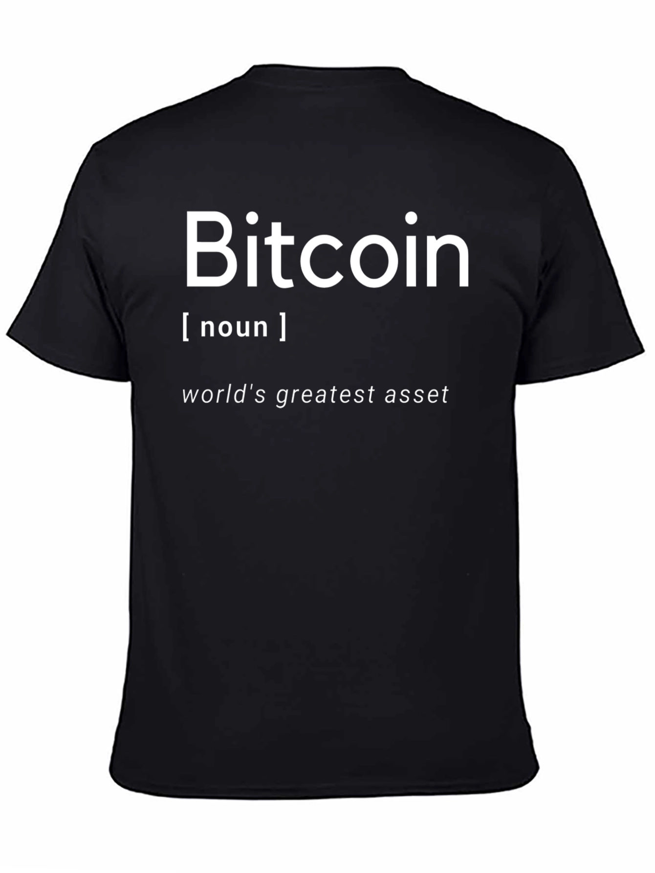 Bitcoin Definition Black T-Shirt