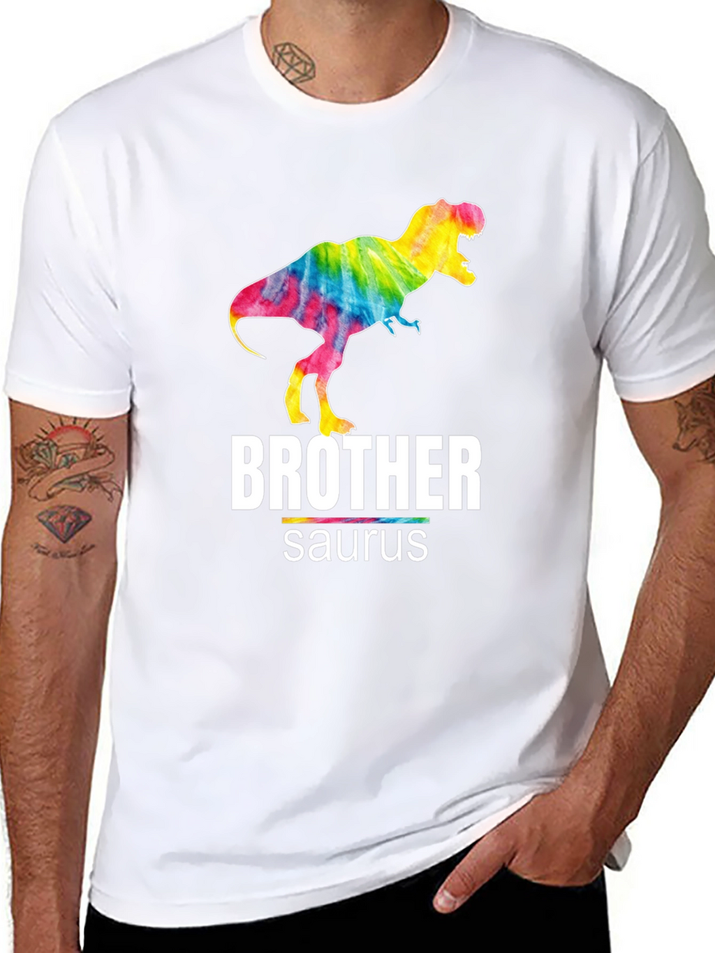 Brother Saurus T-Shirt - Fun Dinosaur Tee