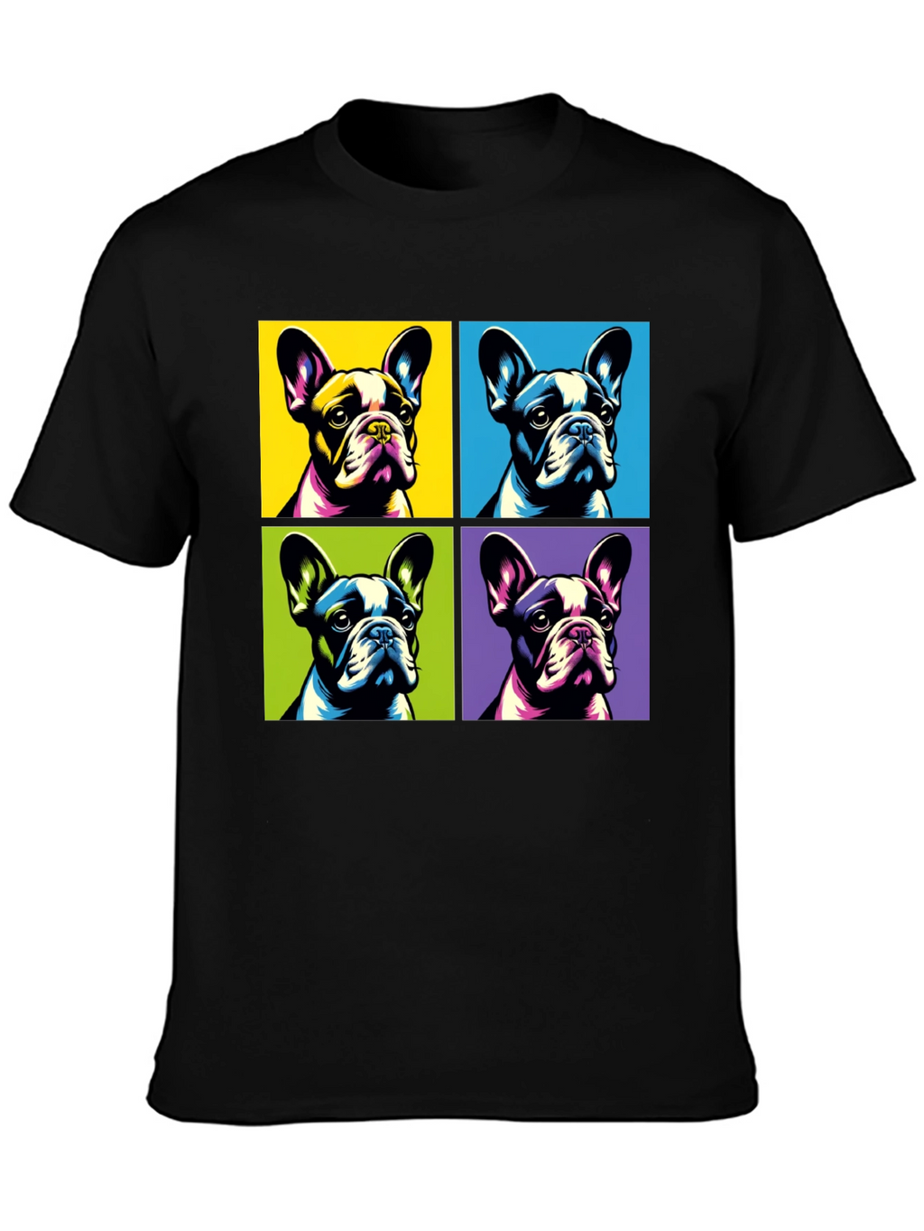 Pop Art French Bulldog T-Shirt