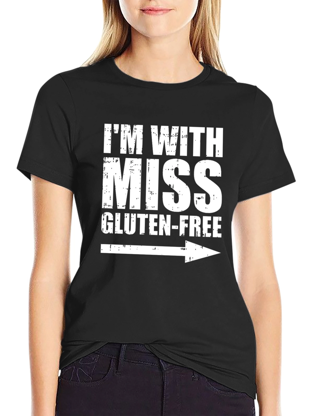 Im With Miss Gluten-Free Novelty T-Shirt