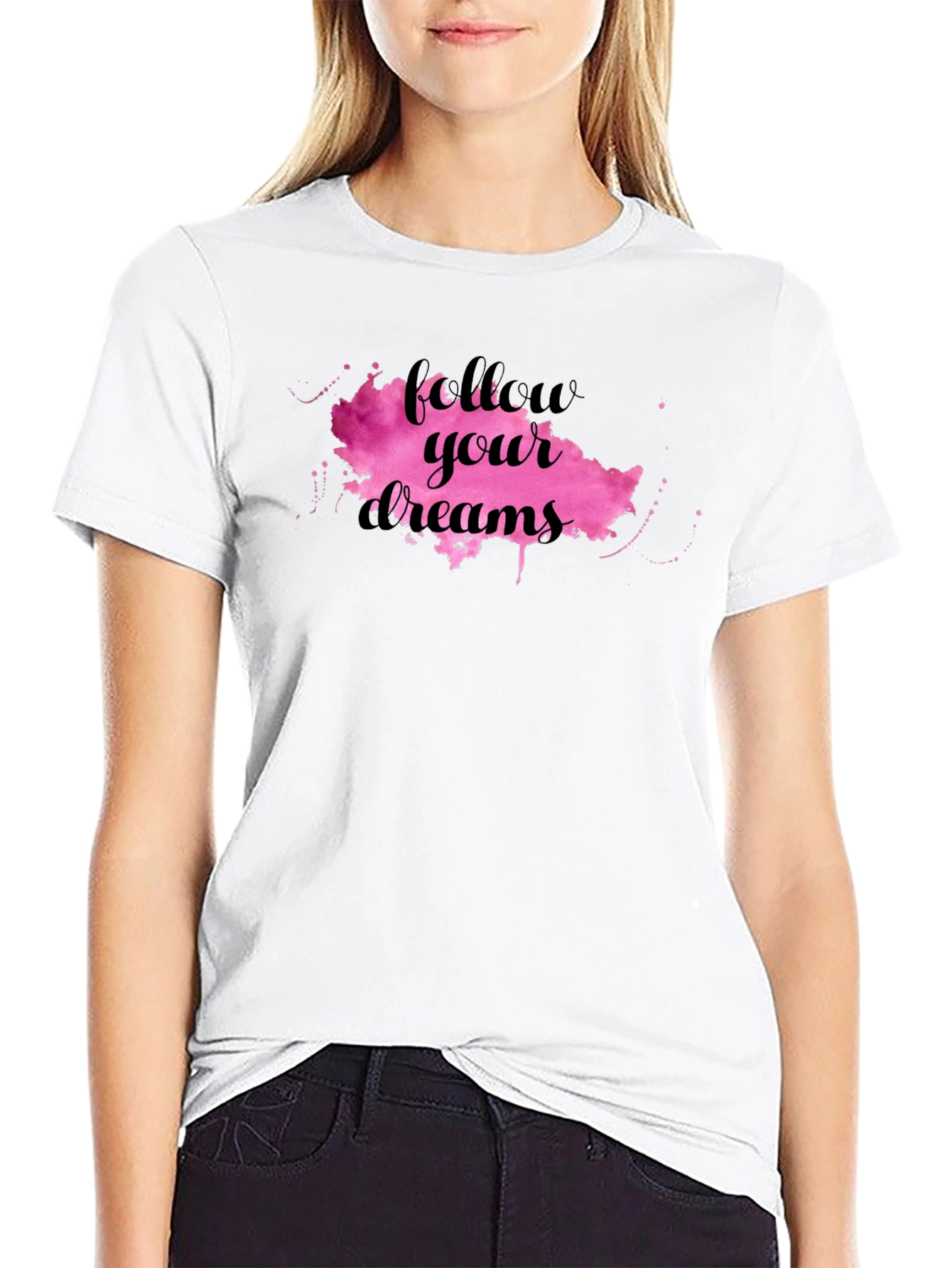 Follow Your Dreams Black T-Shirt