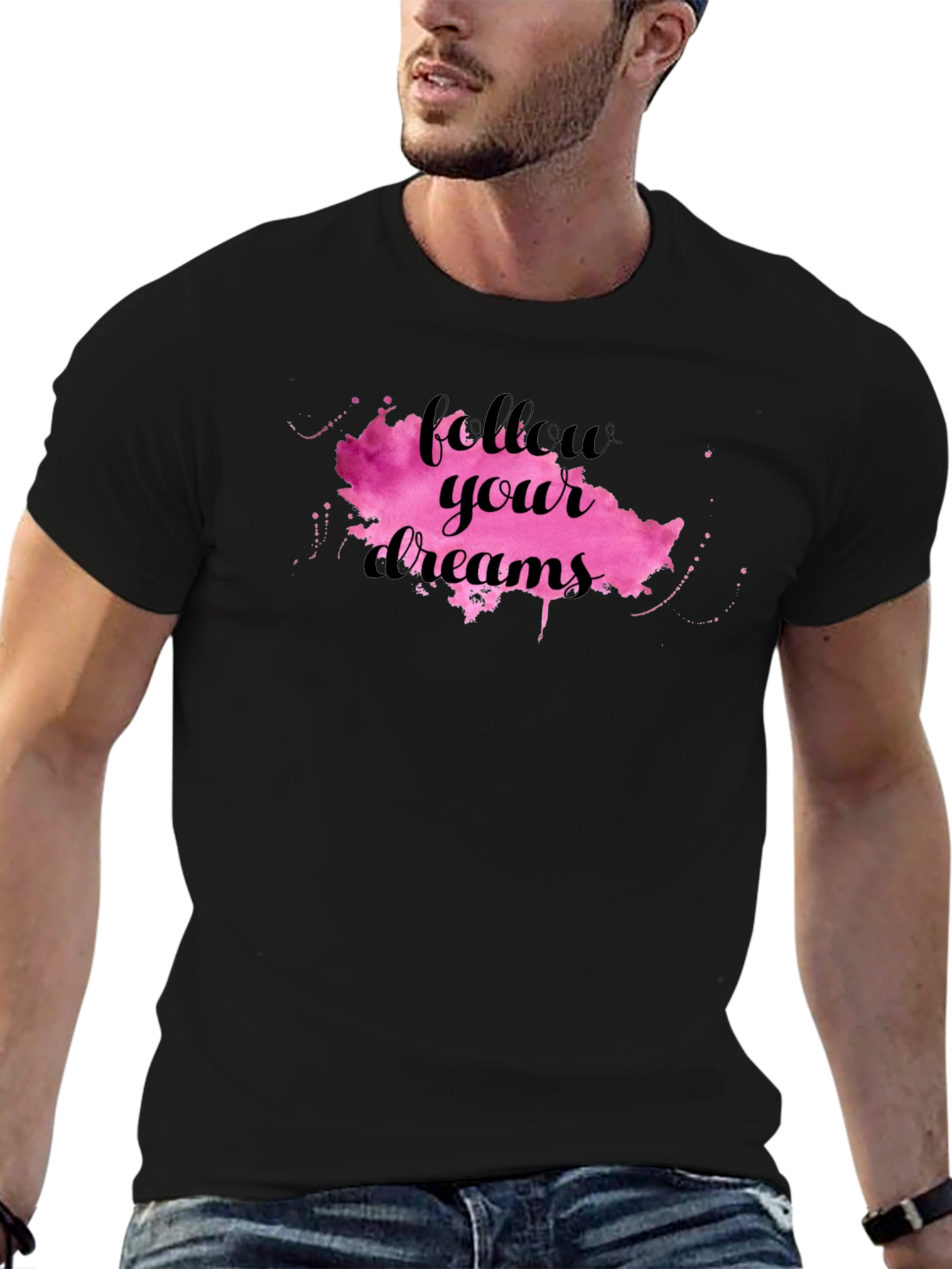 Follow Your Dreams Black T-Shirt