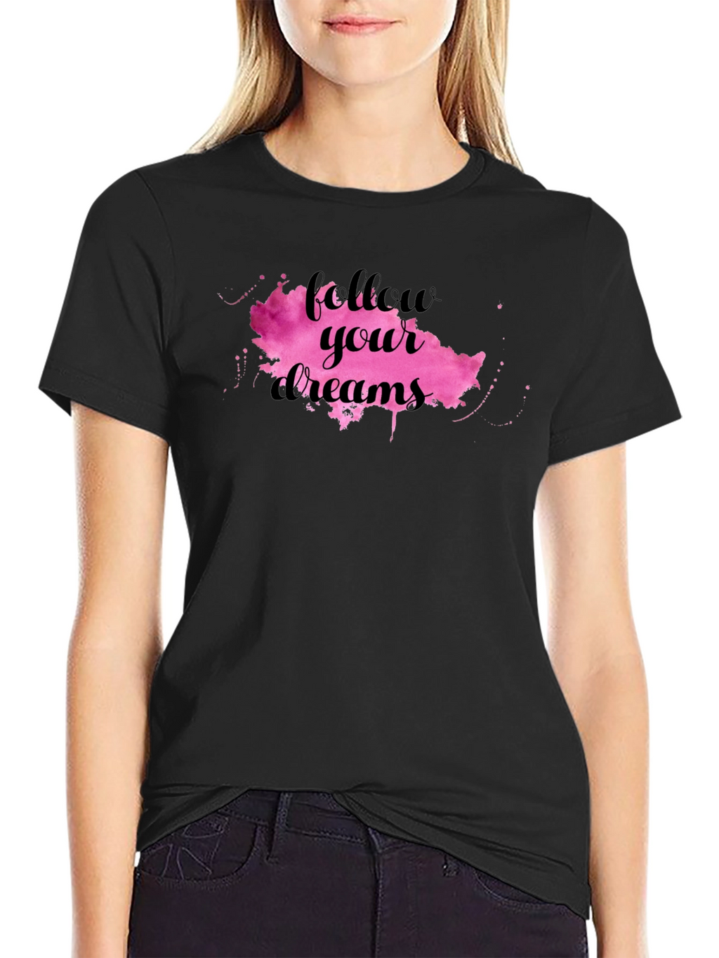 Follow Your Dreams Black T-Shirt