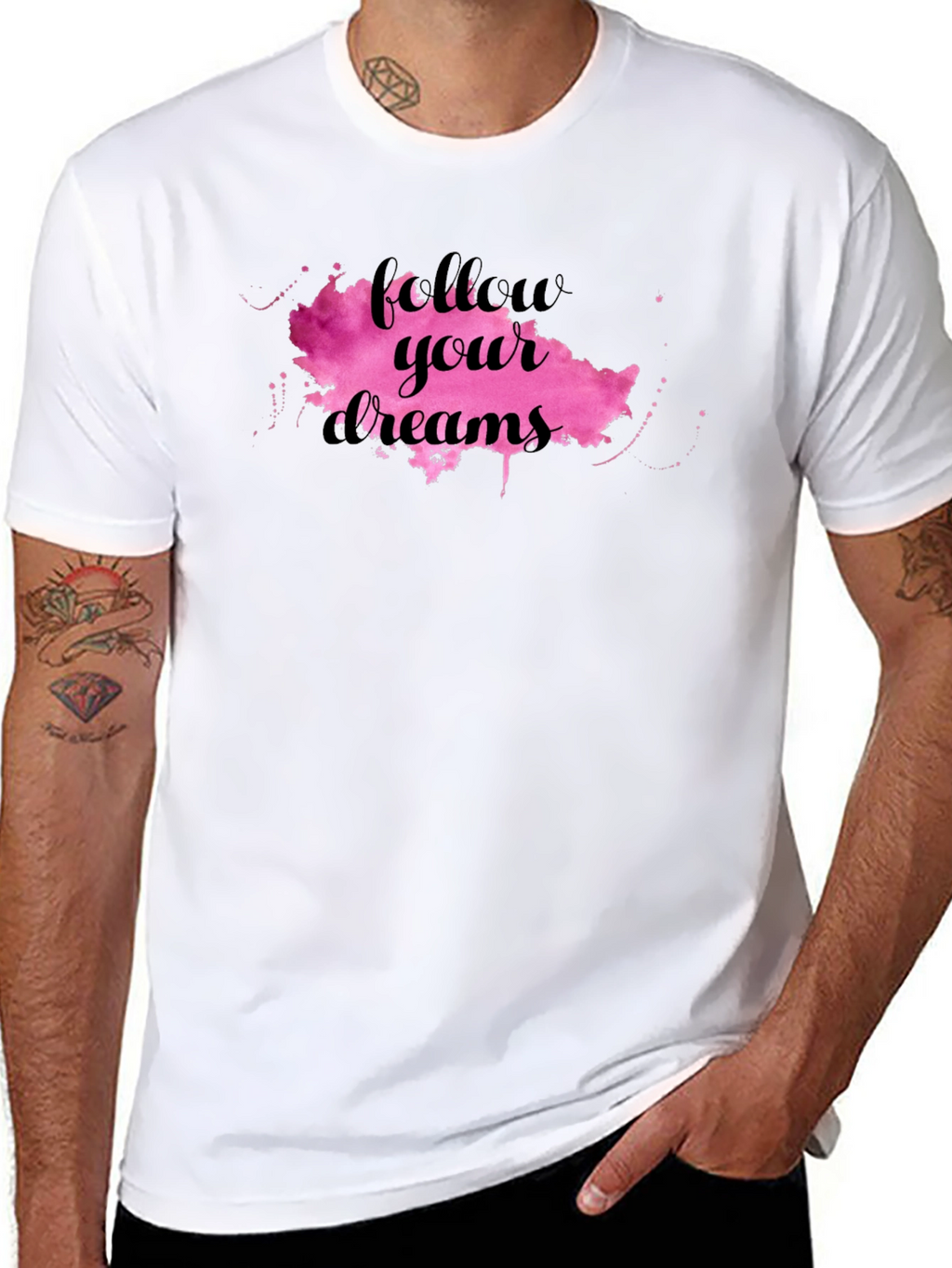 Follow Your Dreams Black T-Shirt