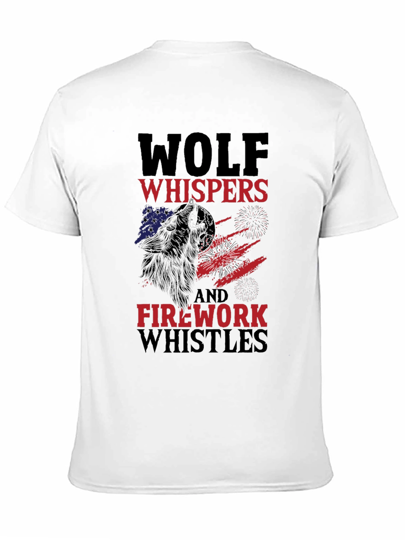 Wolf Whispers & Firework Whistles Graphic Tee