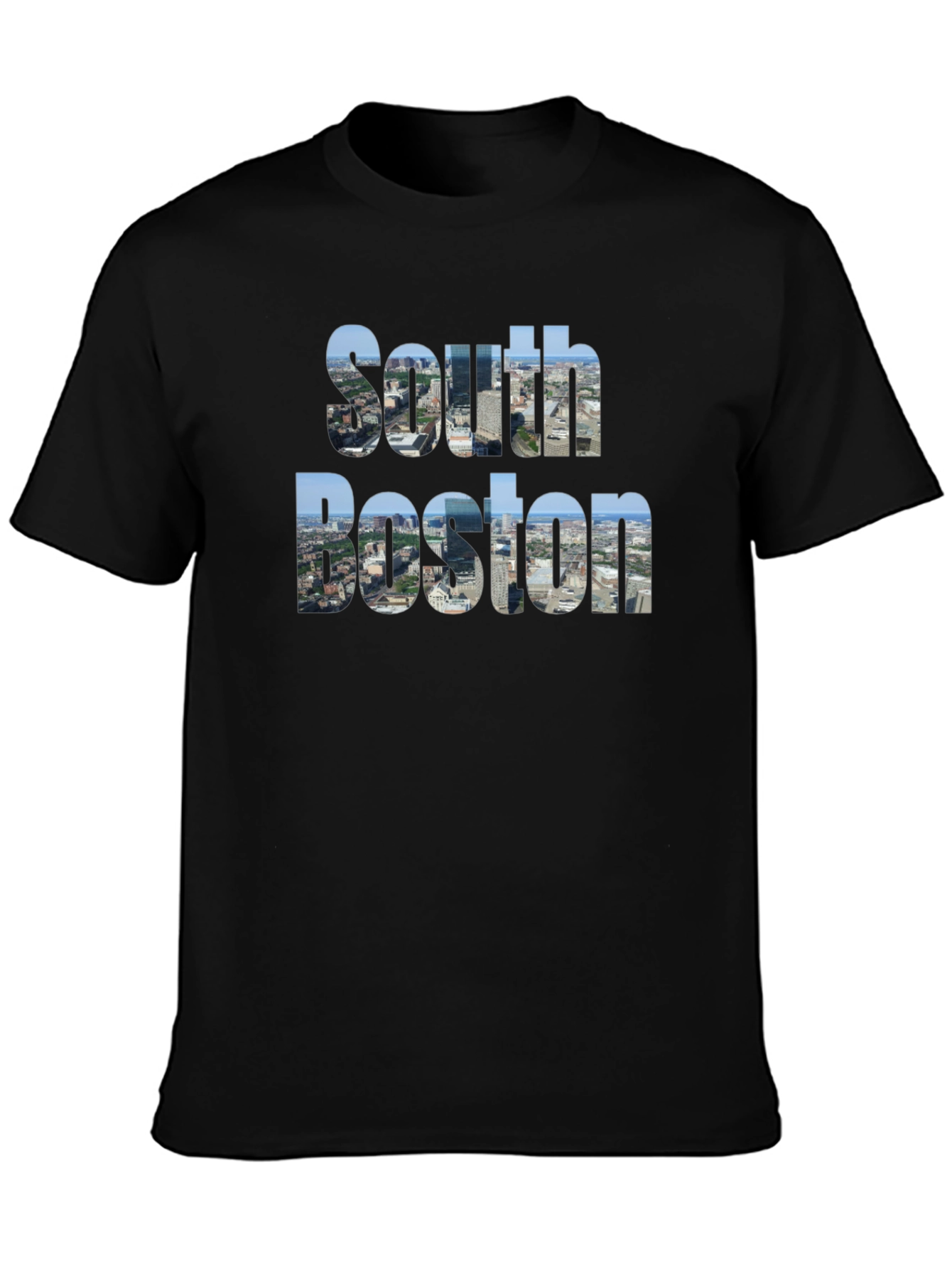 South Boston Graphic T-Shirt - Cityscape Design