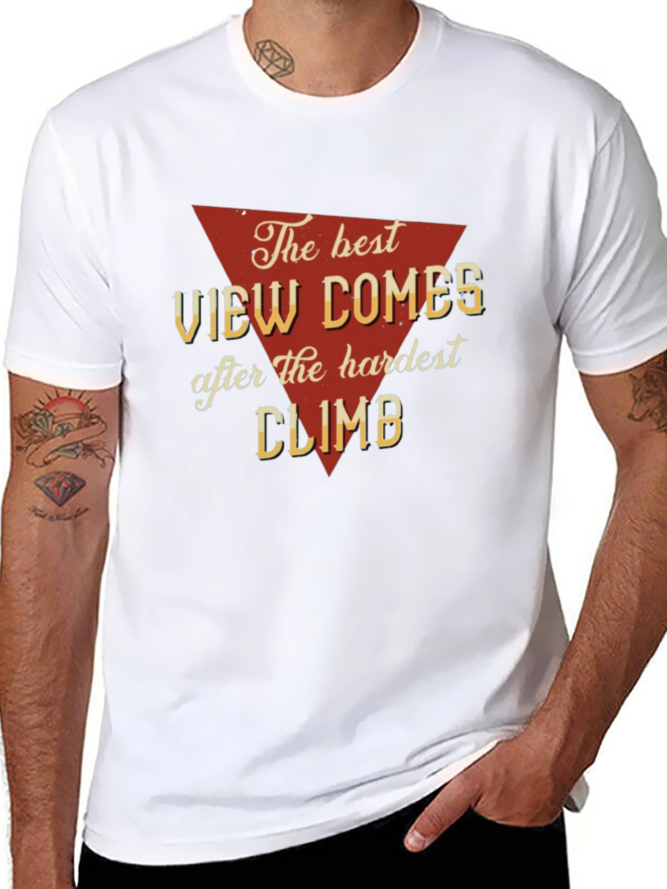 The Best View Comes After Hardest Climb Graphic Tee