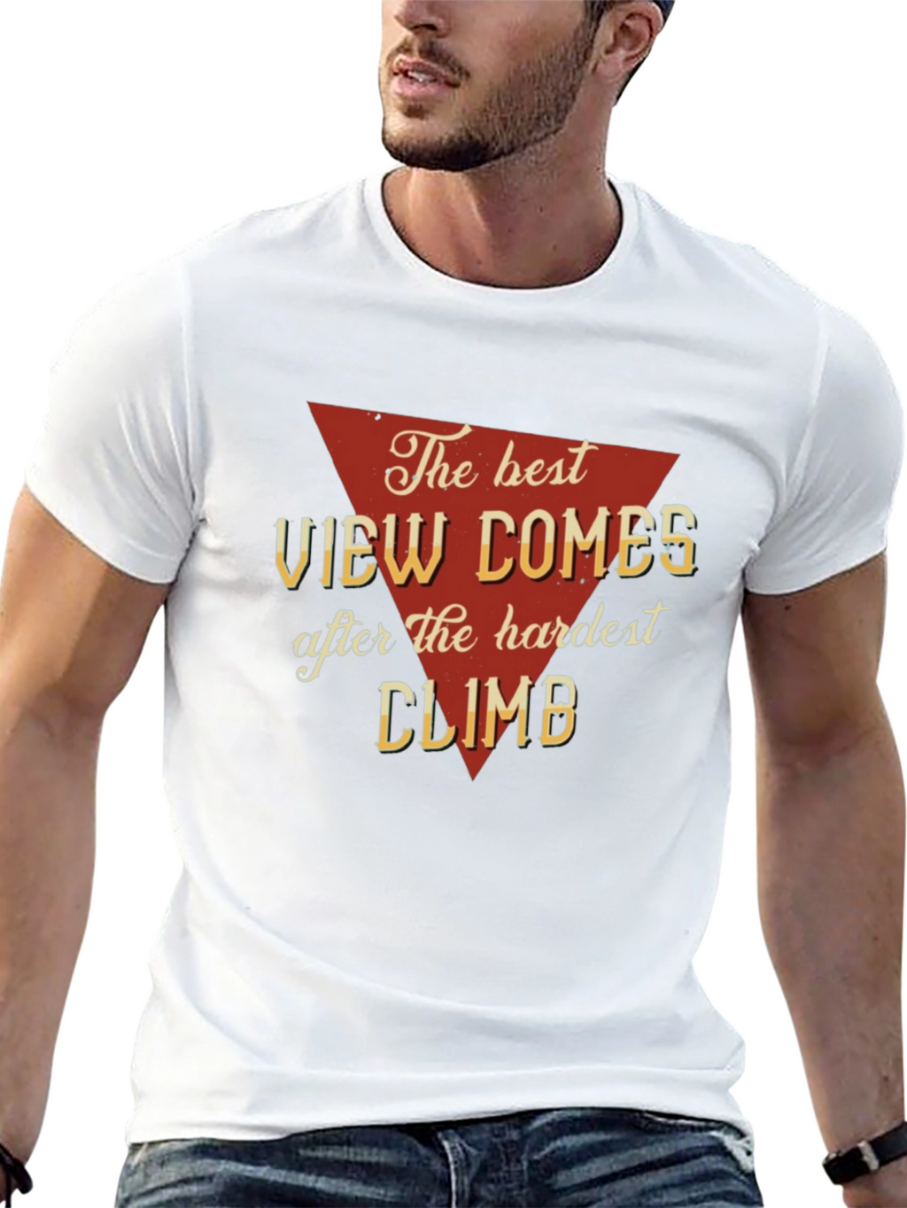 The Best View Comes After Hardest Climb Graphic Tee