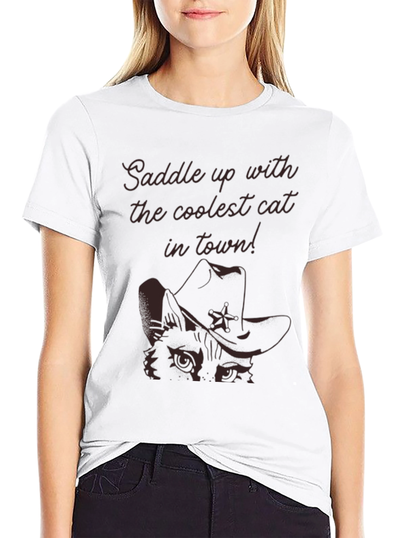 Coolest Cat in Town Graphic Tee