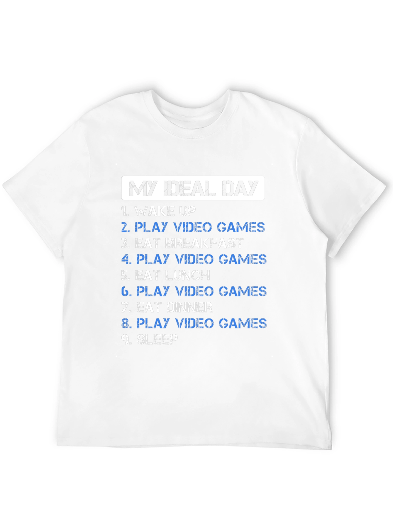 My Ideal Day Video Gamer T-Shirt - Black