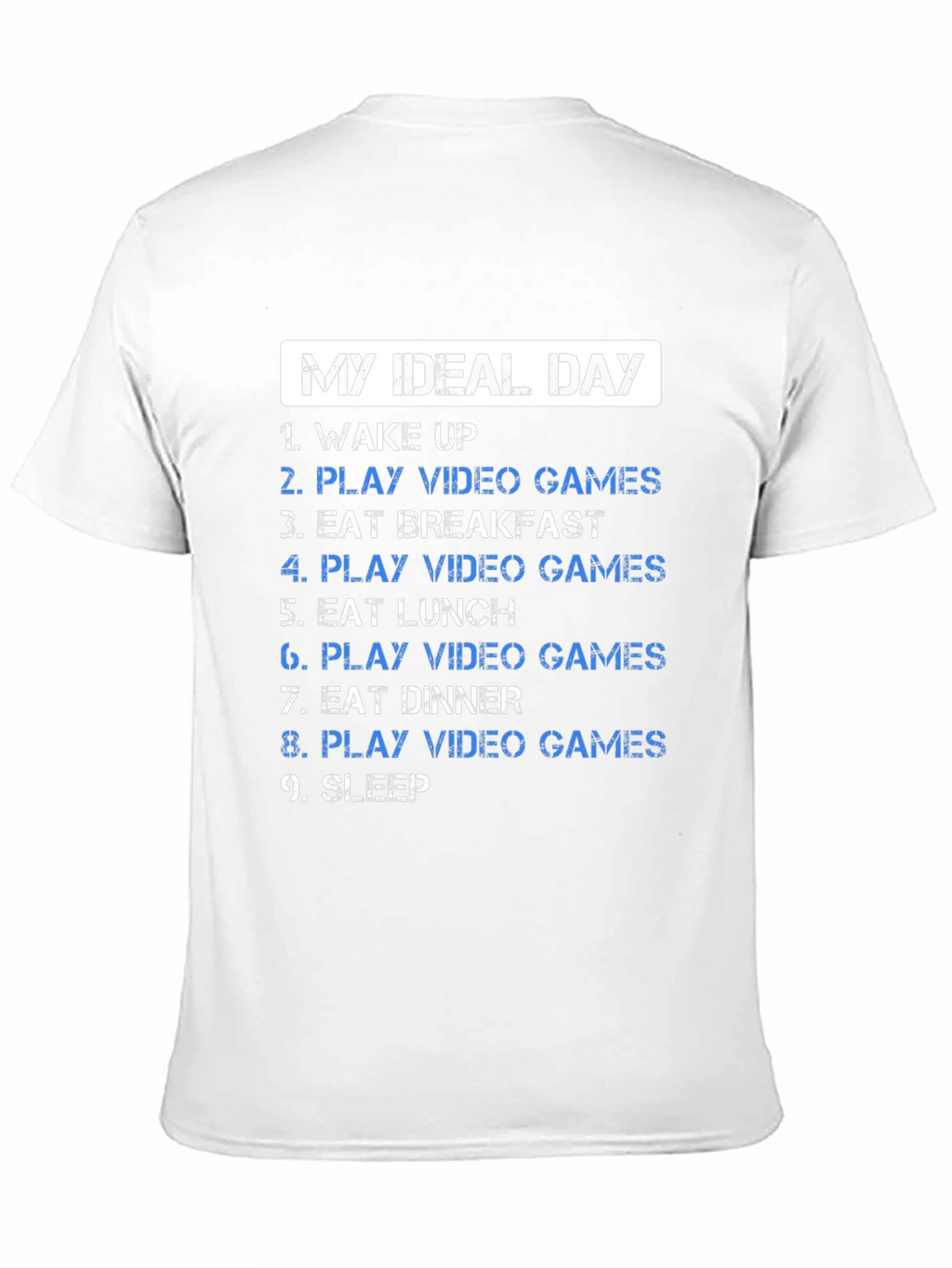 My Ideal Day Video Gamer T-Shirt - Black
