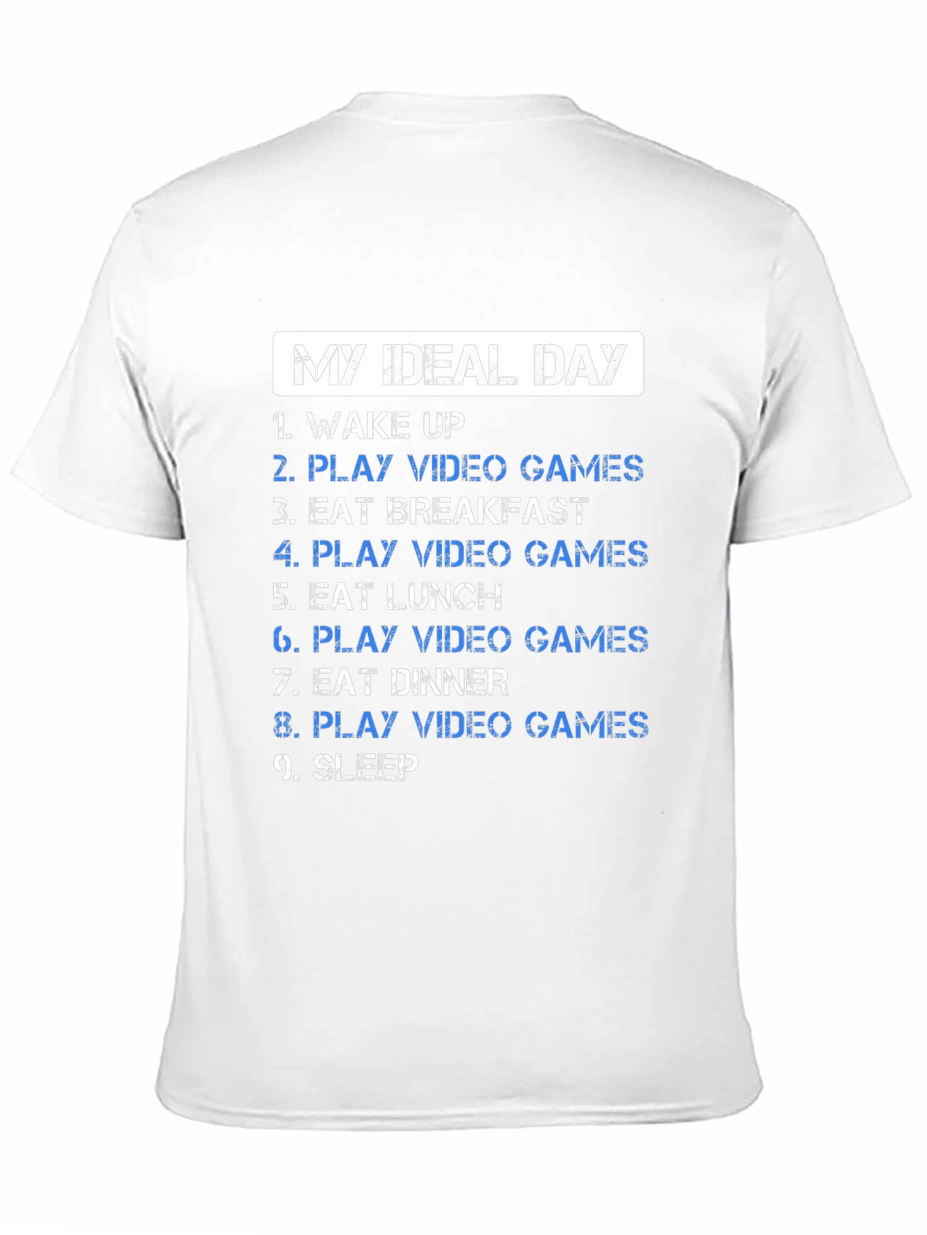 My Ideal Day Video Gamer T-Shirt - Black
