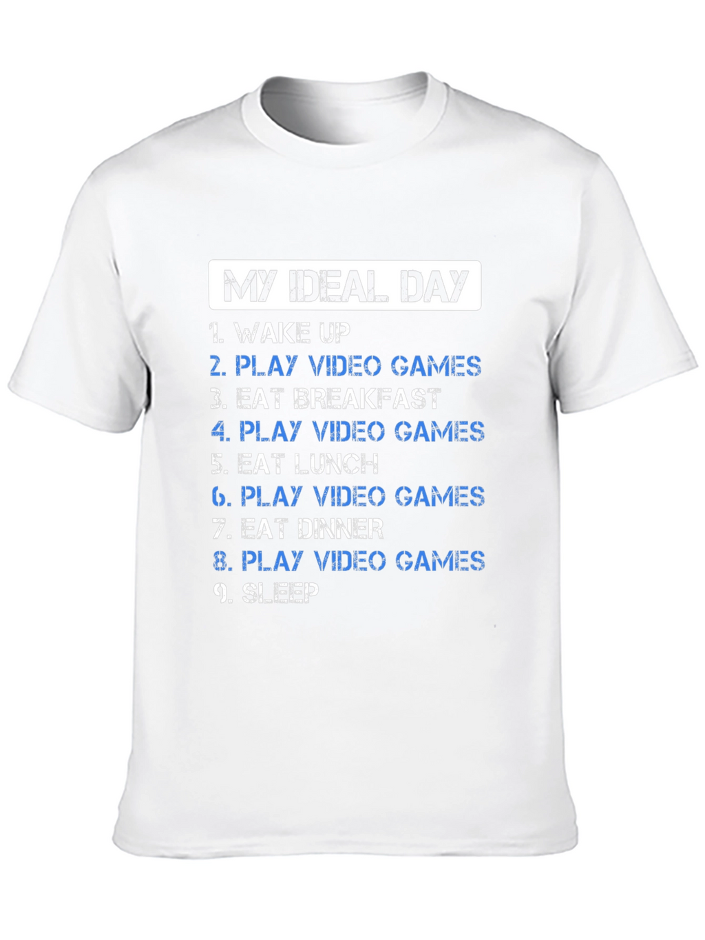 My Ideal Day Video Gamer T-Shirt - Black