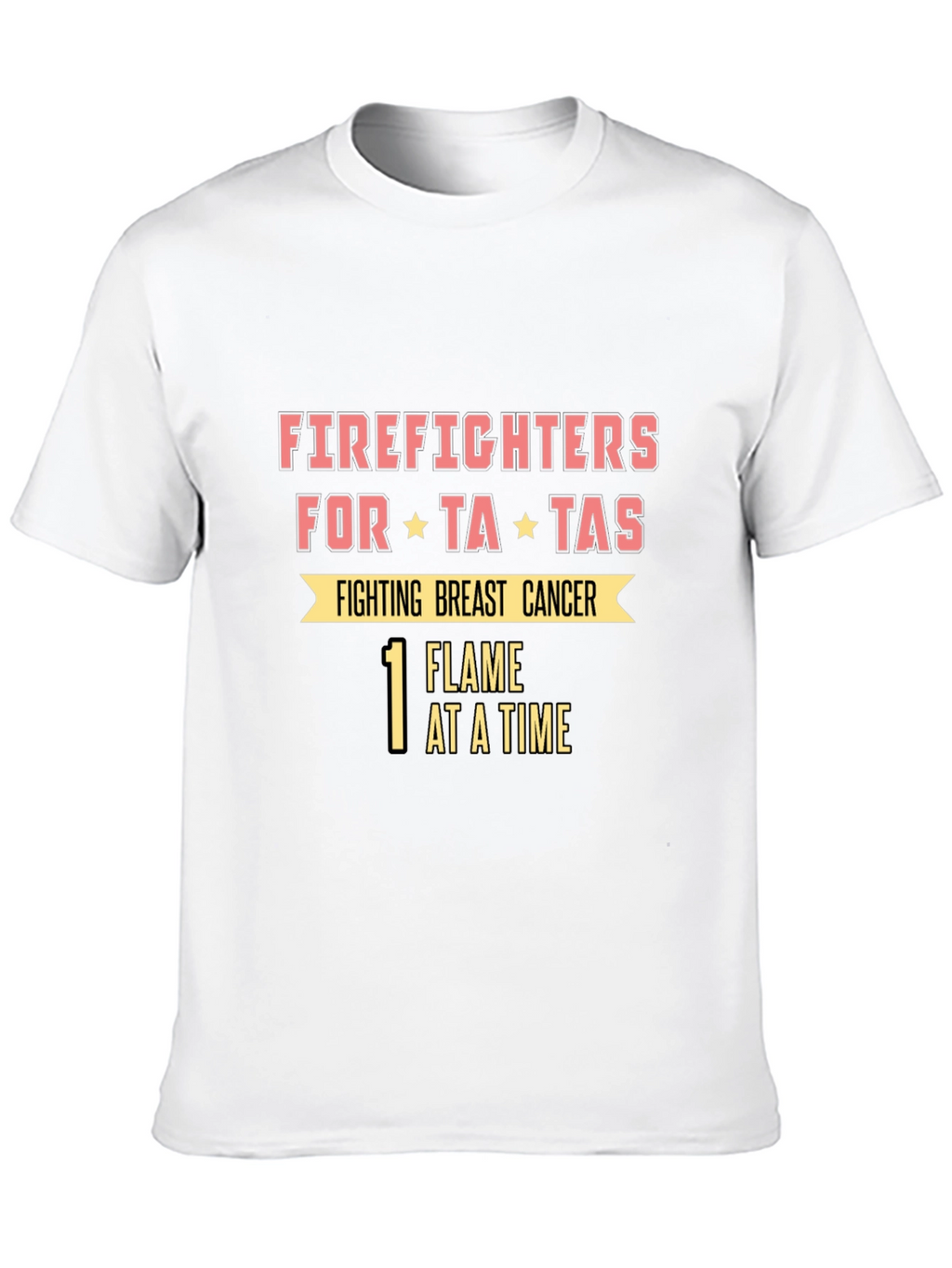 Firefighters for Ta-Tas Breast Cancer Awareness Tee