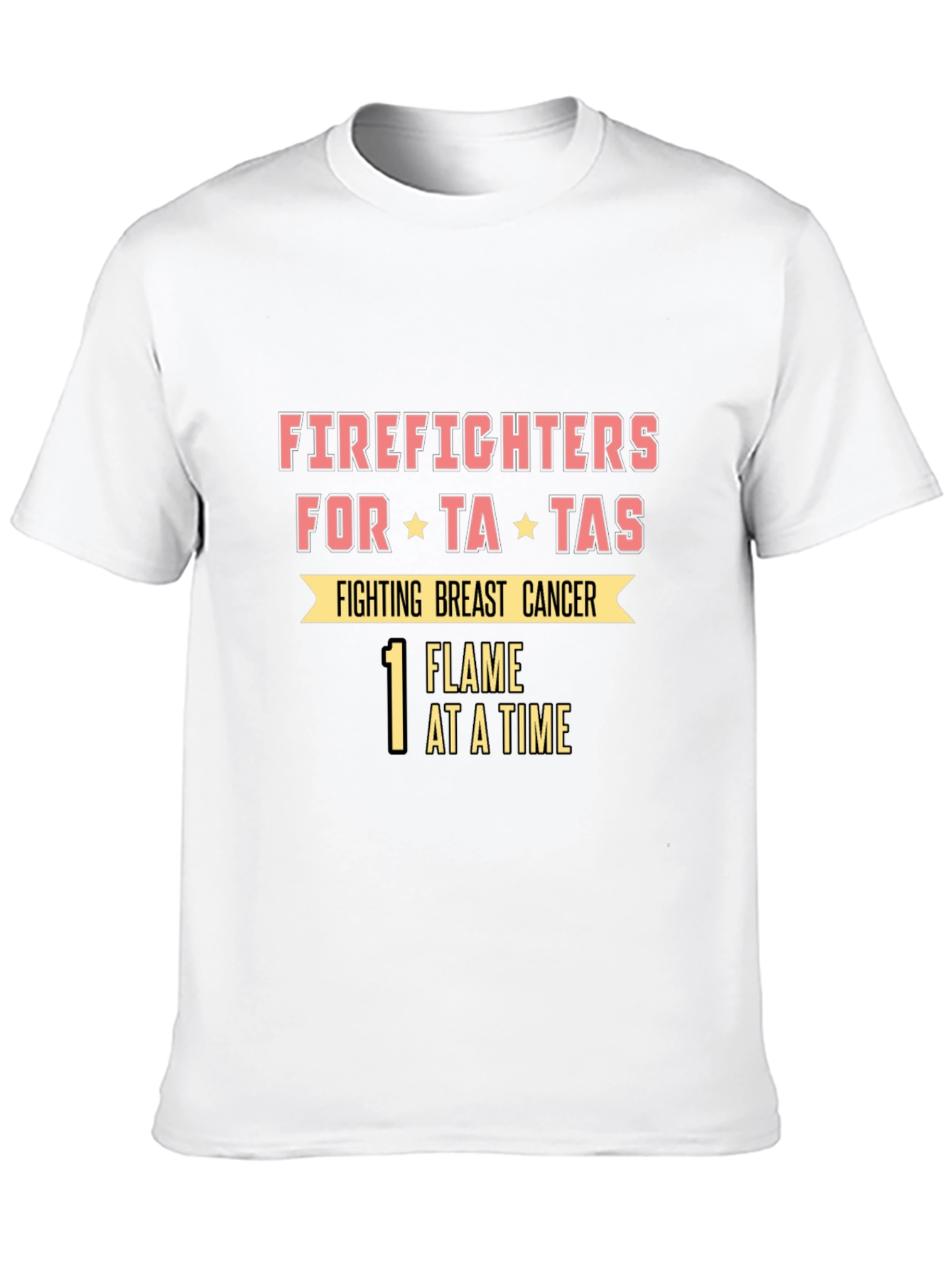 Firefighters for Ta-Tas Breast Cancer Awareness Tee