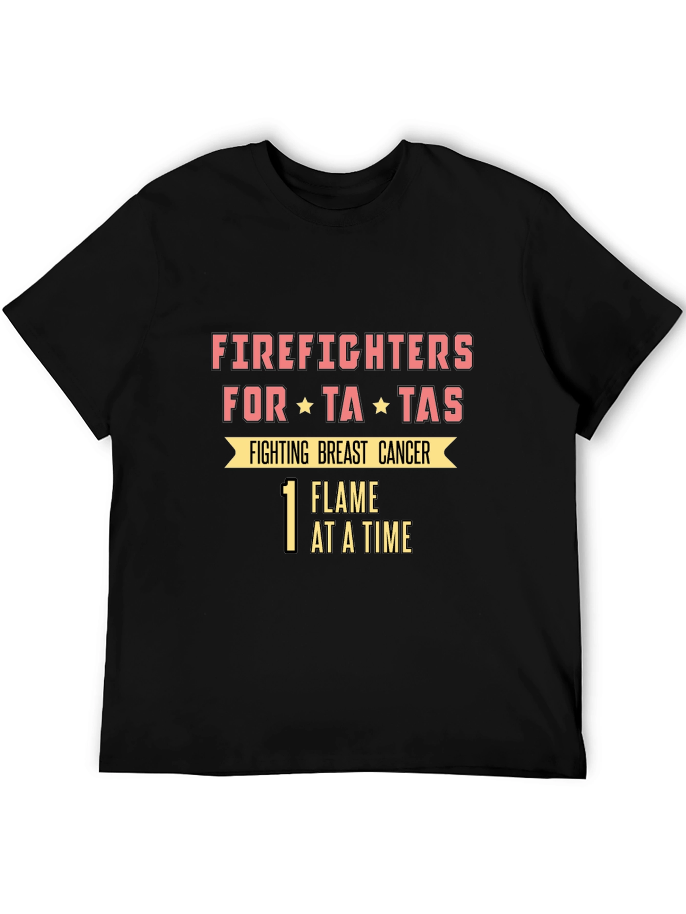 Firefighters for Ta-Tas Breast Cancer Awareness Tee