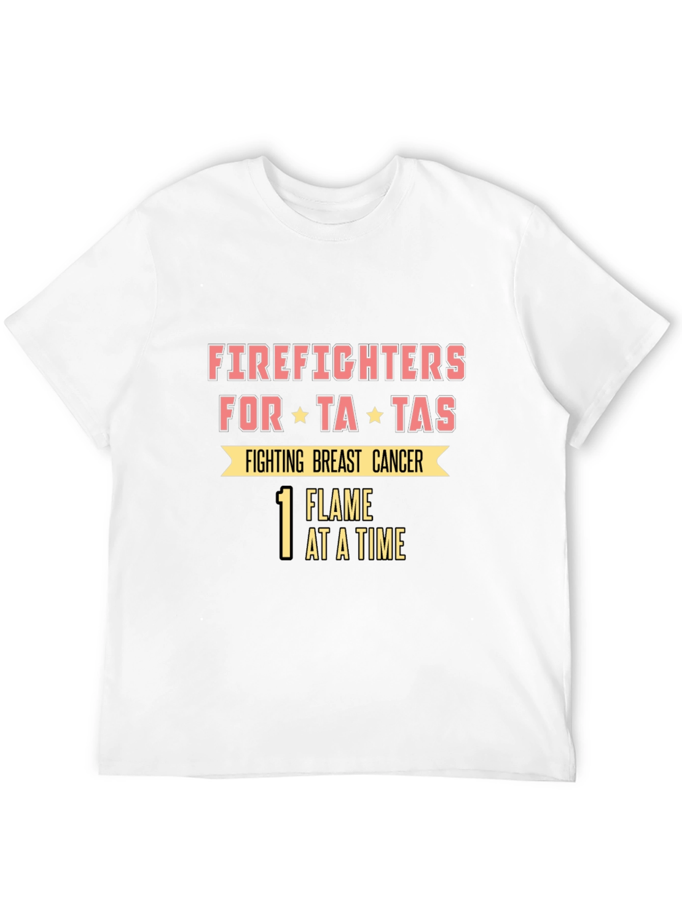 Firefighters for Ta-Tas Breast Cancer Awareness Tee