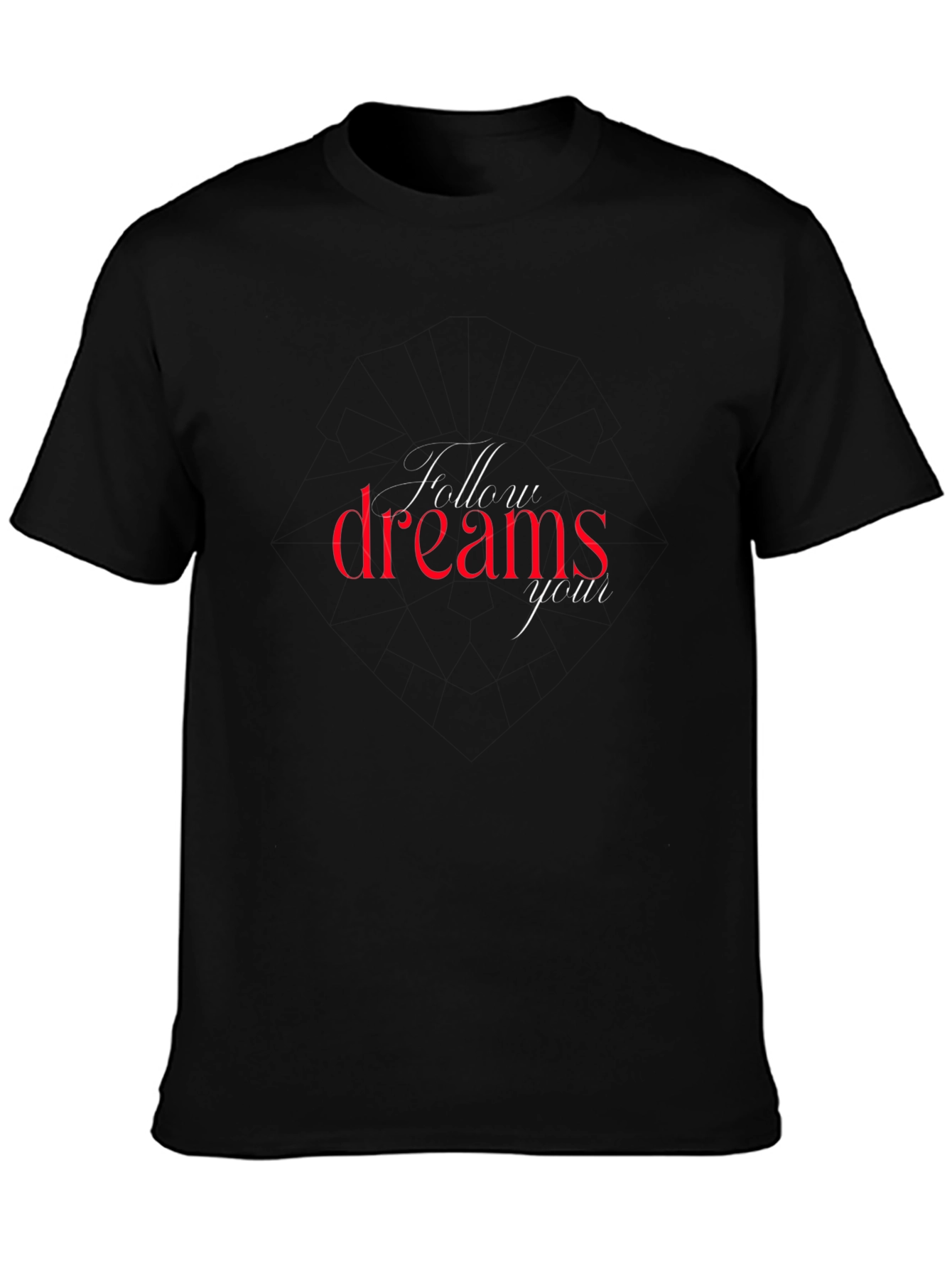 Follow Your Dreams Graphic Tee - Black